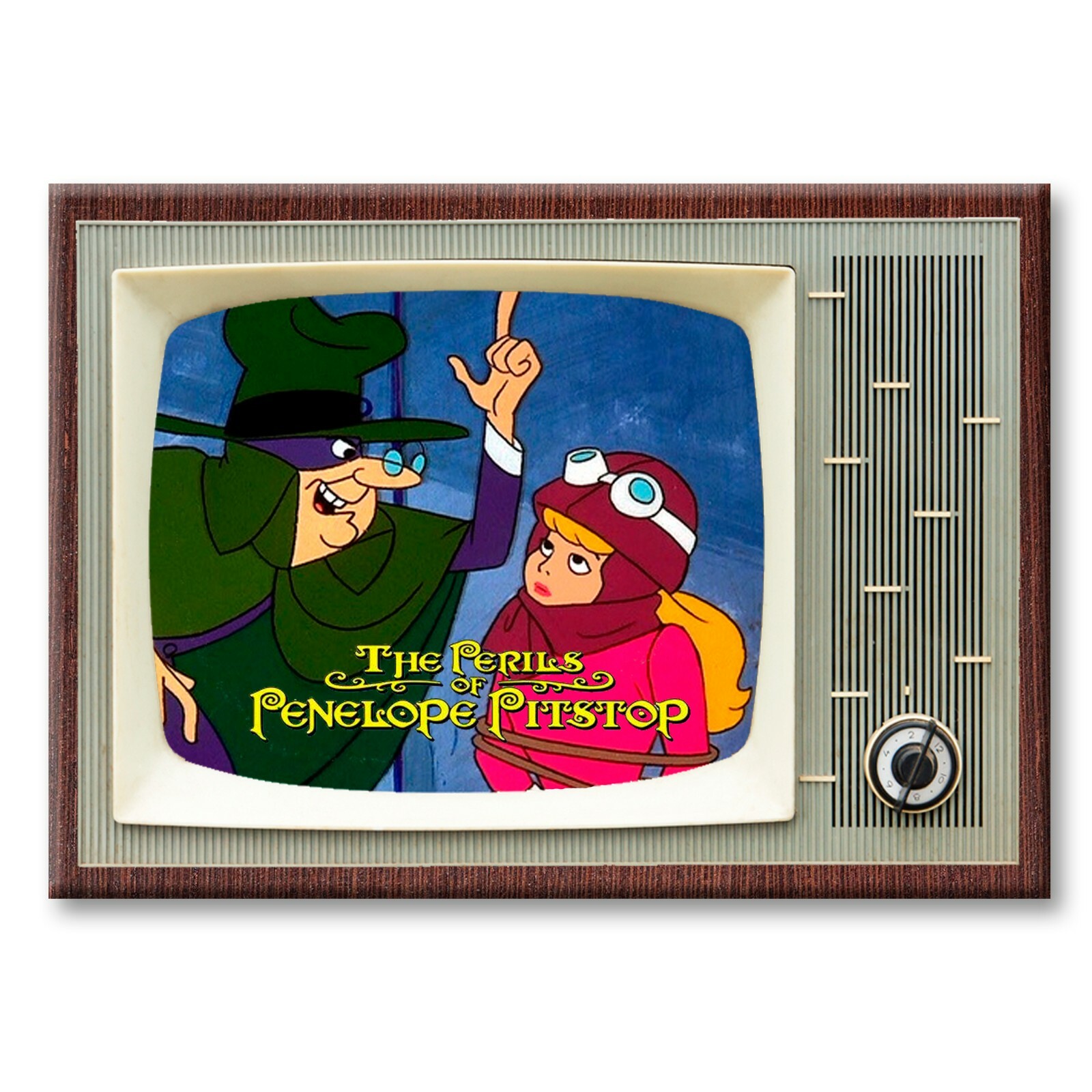 PERILS OF PENELOPE PITSTOP Cartoon Classic TV Design 3.5