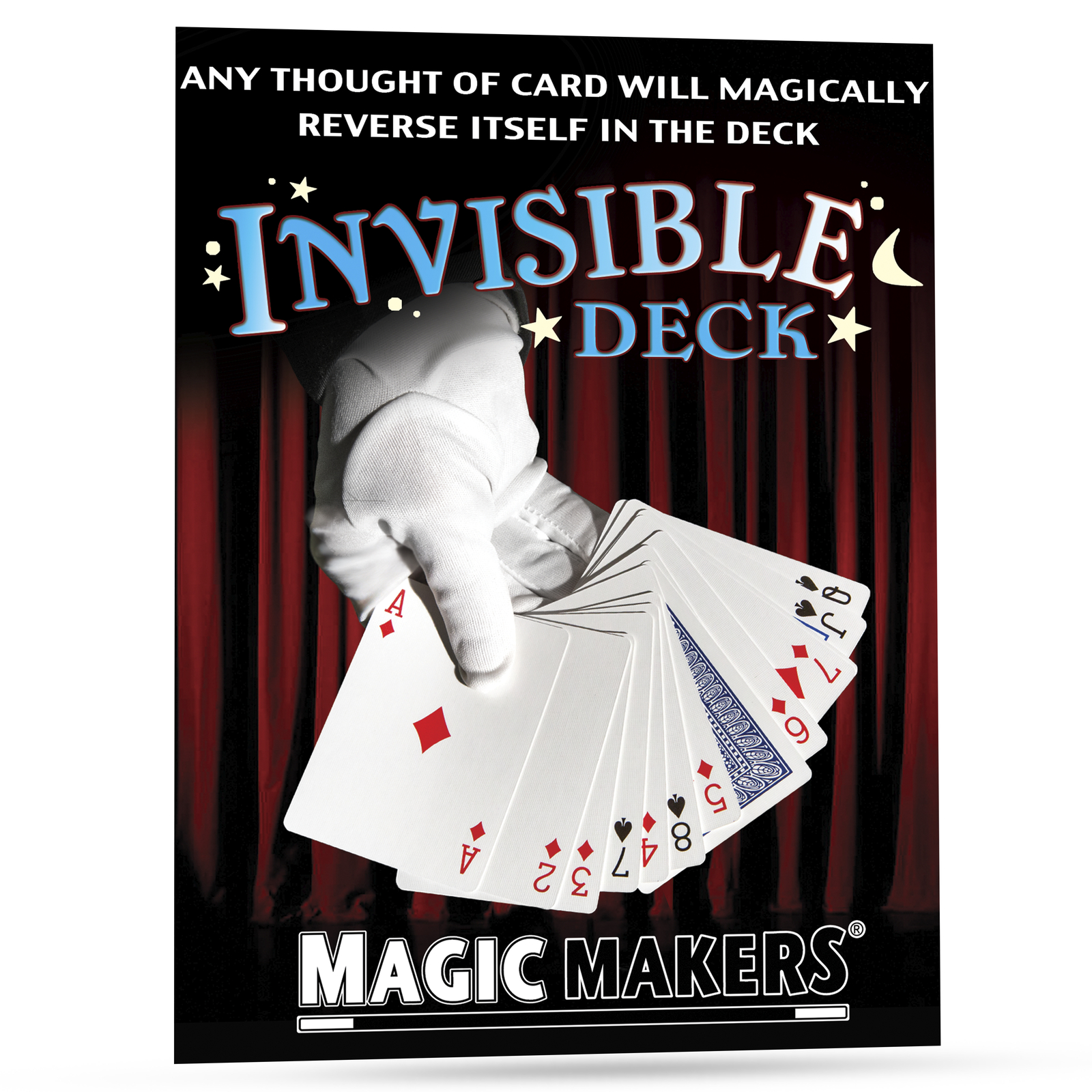 Invisible Deck Pro Brand- Red or Blue