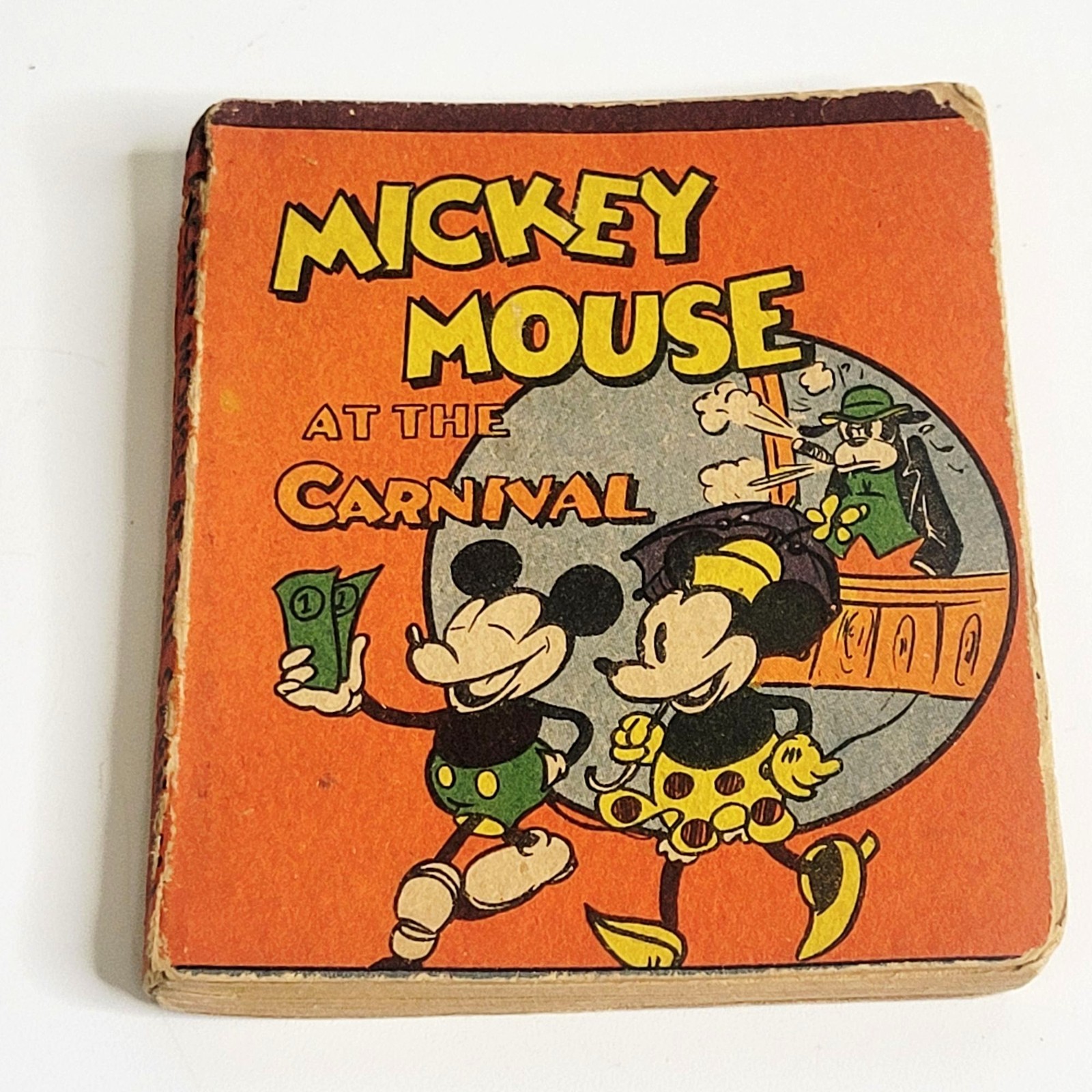 Vintage 1934 Mickey Mouse at the Carnival Whitman Walt Disney Little Book