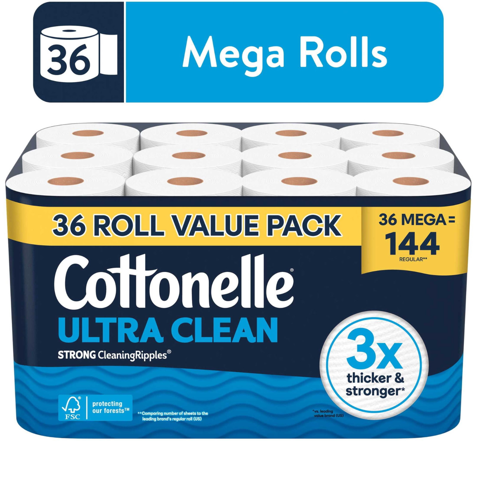 BIG SALE Cottonelle Ultra Clean Toilet Paper Strong Toilet Tissue 36 Mega Rolls BIG SALE Cottonelle Ultra Clean Toilet Paper Strong Toilet Tissue 36 Mega Rolls