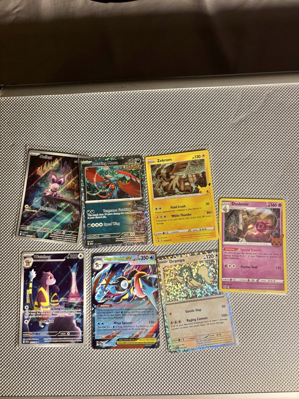 Pokémon TCG 7-Card Holo SIR Rare Bundle | Mega Greninja ex, Zekrom & More Pokémon TCG 7-Card Holo SIR Rare Bundle | Mega Greninja ex, Zekrom & More