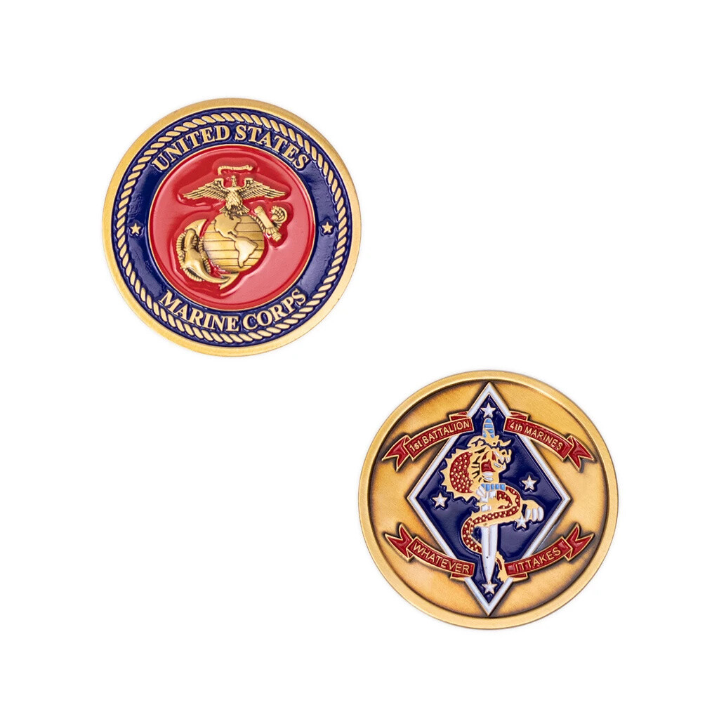 1st Battalion 4th Marines Coin 1st Battalion 4th Marines Coin