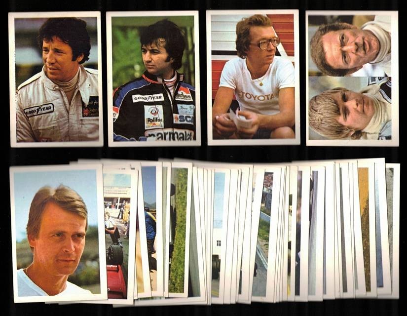 1978-79 RTL Grand Prix Racing: Lot of 39 Cards Andretti, Villeneuve, Peterson... 1978-79 RTL Grand Prix Racing: Lot of 39 Cards Andretti, Villeneuve, Peterson...