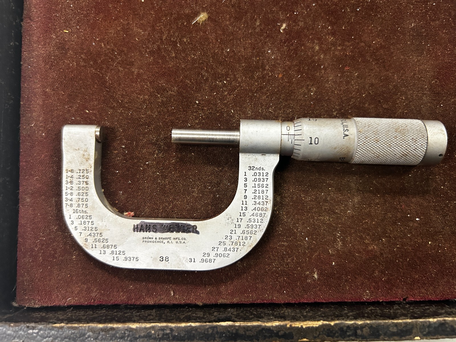 MACHINIST TpCb TOOL LATHE MILL Machinist Brown & Sharpe 2\ MACHINIST TpCb TOOL LATHE MILL Machinist Brown & Sharpe 2\
