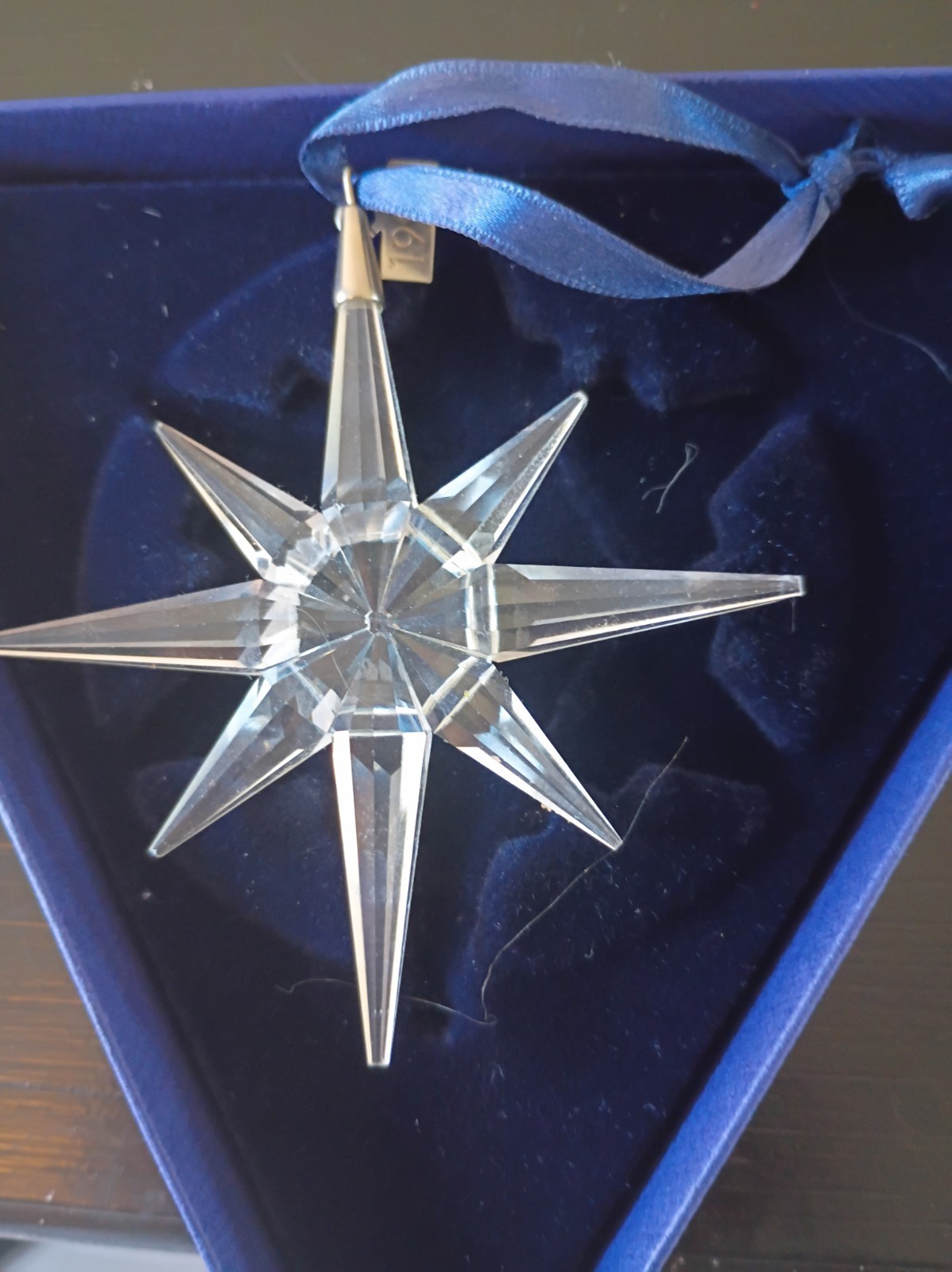 1995 SWAROVSKI Annual HOLIDAY CHRISTMAS ORNAMENT Crystal Star