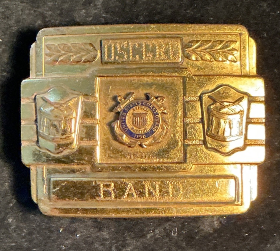 WWII ERA USCGRC “BAND” BELT BUCKLE - RARE & HTF - PLEASE LOOK WWII ERA USCGRC “BAND” BELT BUCKLE - RARE & HTF - PLEASE LOOK