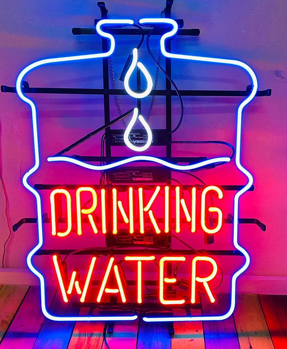New Fresh Drinking Water Open Neon Light Sign 24