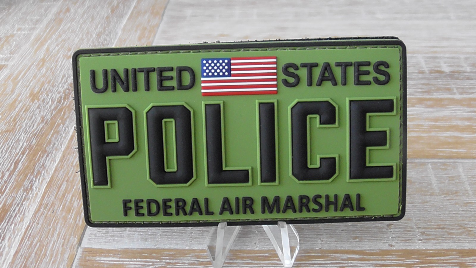 US Federal Air Marshal Service FAM FAMS Police Hook & Loop Rubber Patch US Federal Air Marshal Service FAM FAMS Police Hook & Loop Rubber Patch