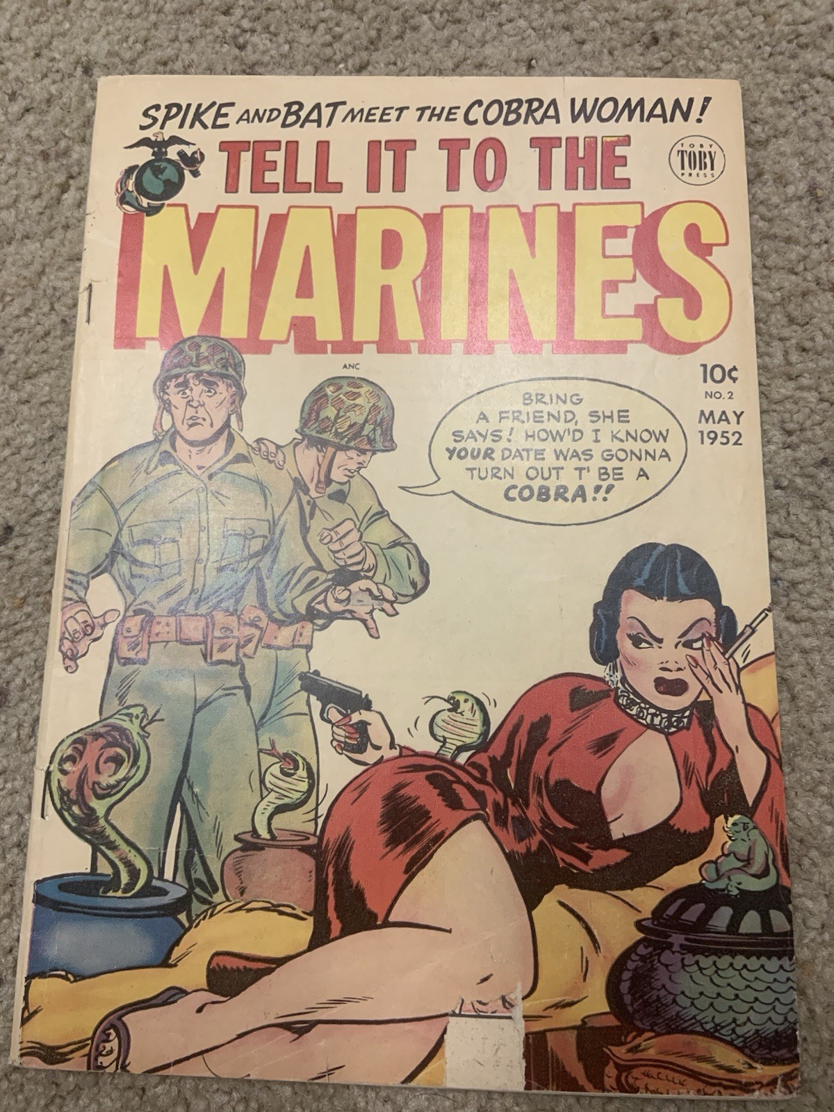 TELL It To The MARINES #2 1st Madam Cobra Ilya GGA Super Rare White Cover war 