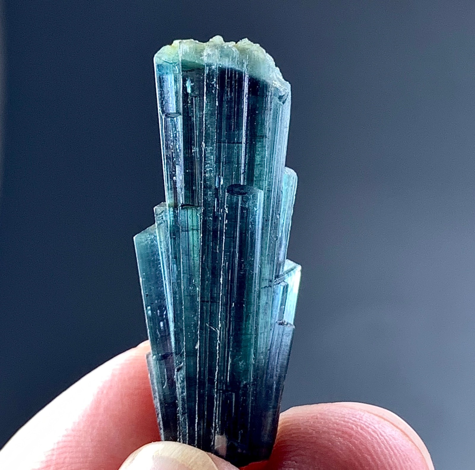 19 CTs Natural Indicolite Tourmaline Crystal specimen from Afghanistan
