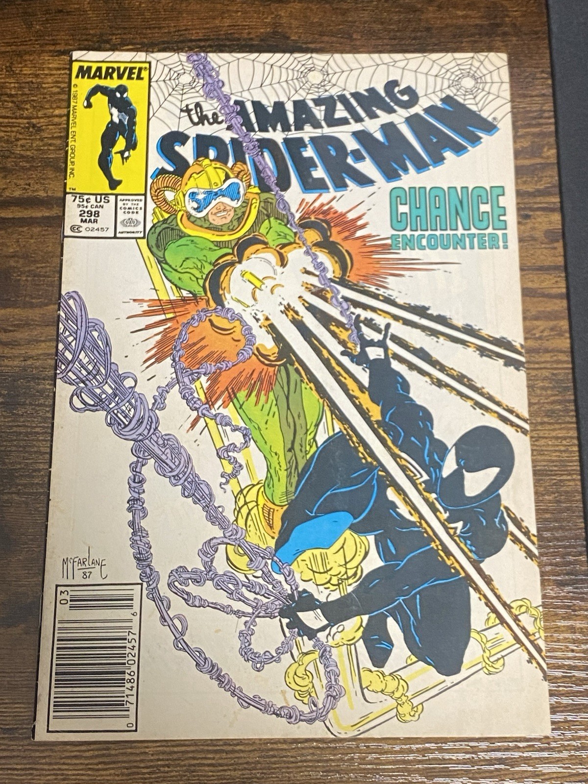 The Amazing Spider-Man #298 Newsstand First Todd Mcfarlane Spider-Man Cover/Art