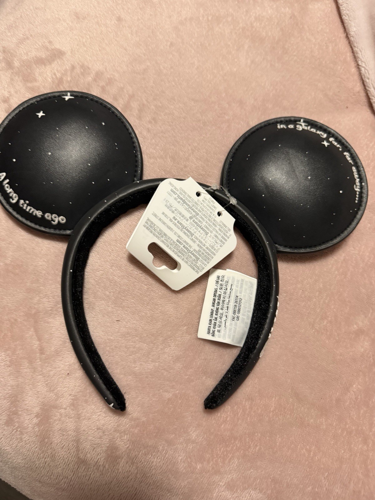 2026 Disney Parks Star Wars A Long Time Ago Galaxy Far Away Minnie Ear Headband