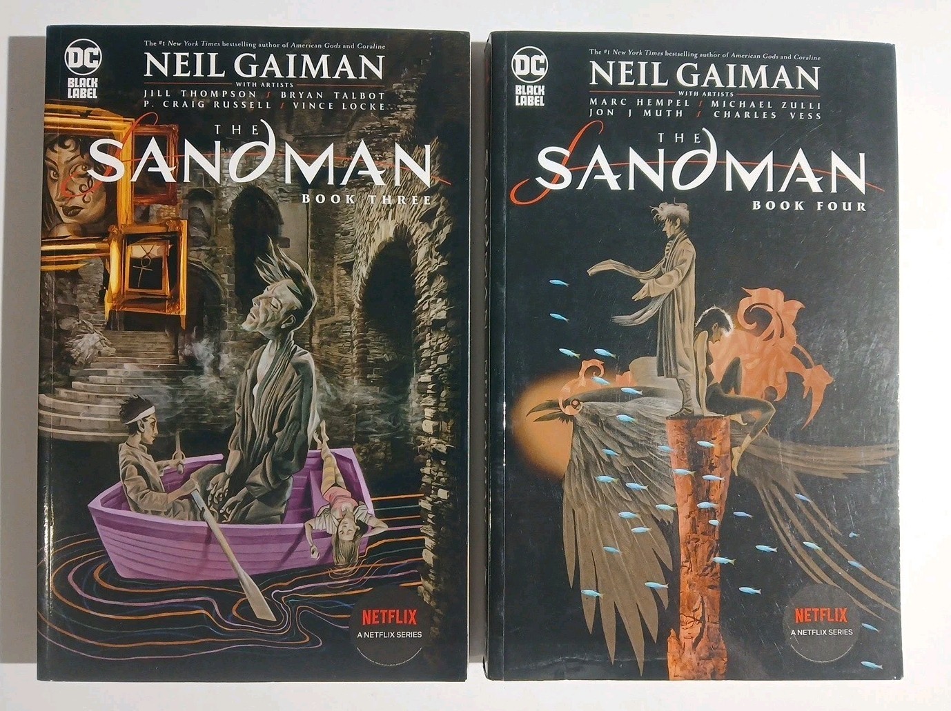 The Sandman Trade Paperback DC Comic Book Lot The Sandman Trade Paperback DC Comic Book Lot