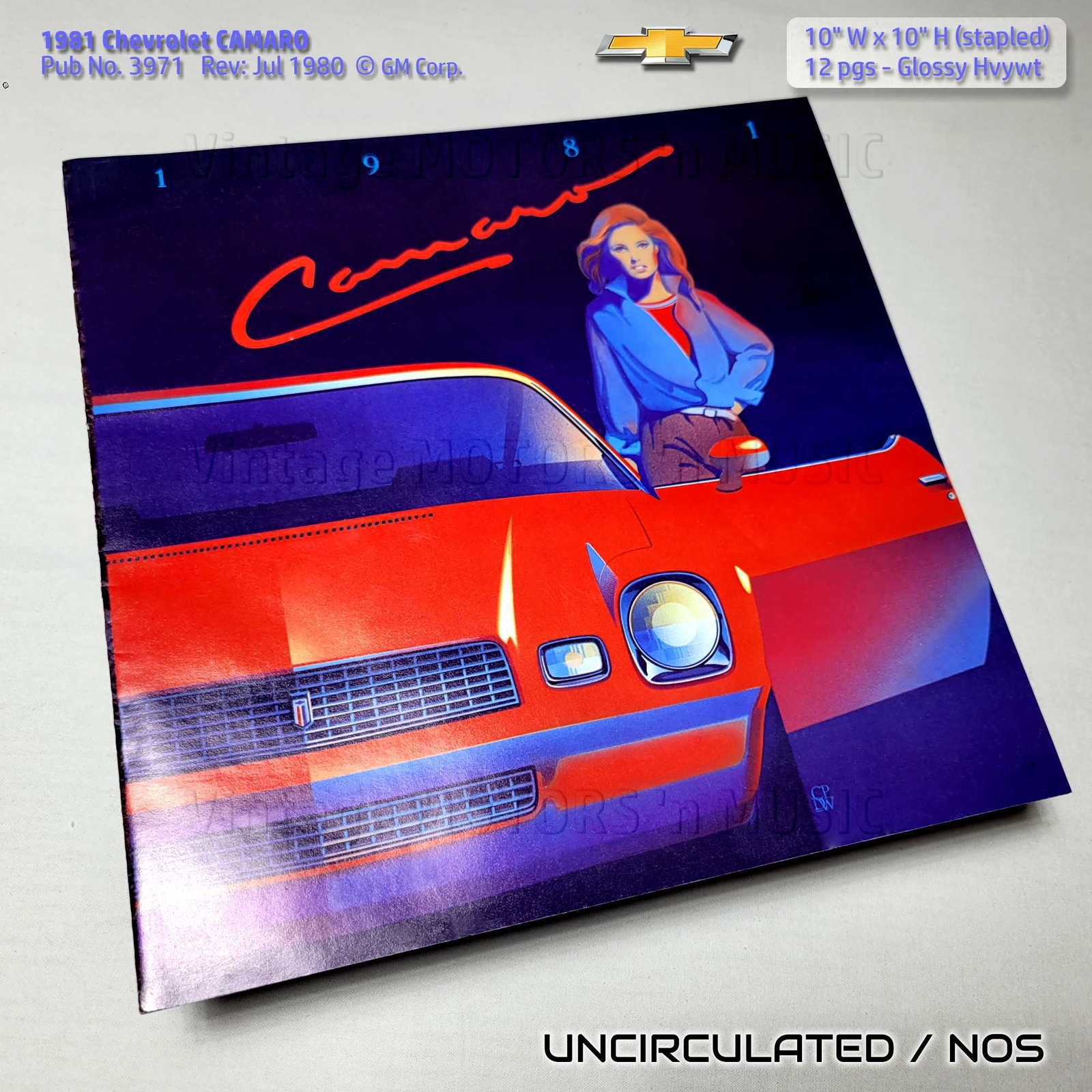 UNCIRCULATED 1981 Chevrolet CAMARO 10