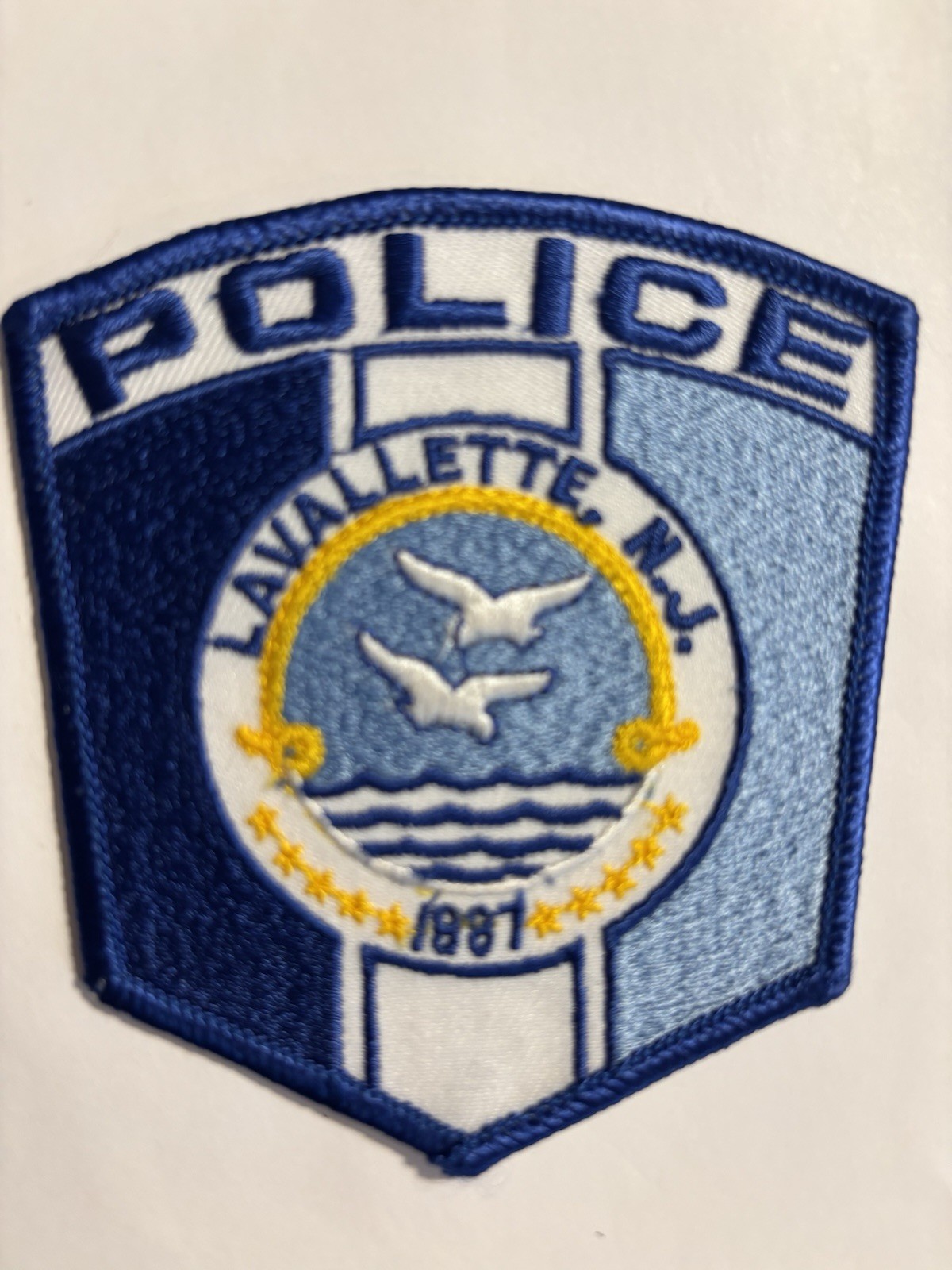Lavalette, New Jersey Police Department Patch 1987 Lavalette, New Jersey Police Department Patch 1987