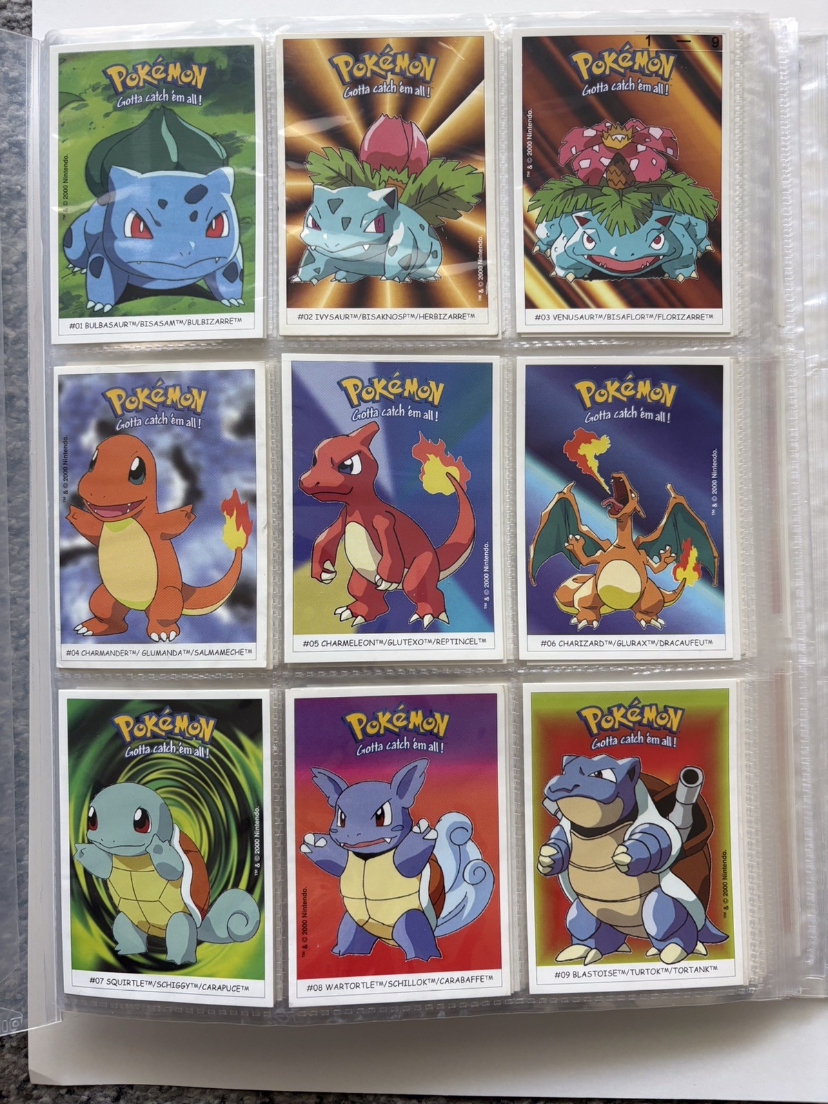 Complete 1999 Pokémon Dunkin Boomer Stickers 150/150 Excellent Rare Set