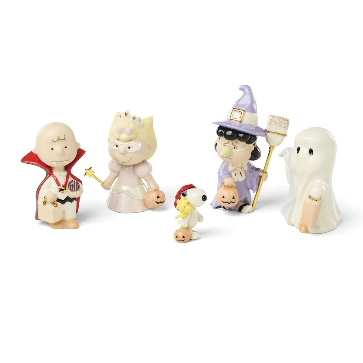 Lenox Peanuts Tricks & Treats 5 Piece Figurine Set Halloween Snoopy 899490 NEW Lenox Peanuts Tricks & Treats 5 Piece Figurine Set Halloween Snoopy 899490 NEW