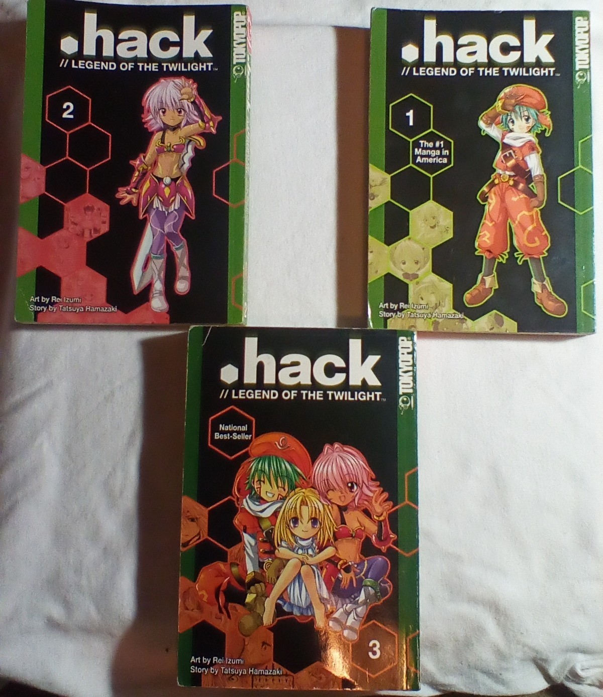 .hack Legend of Twilight Vol. 1 2 3 Complete Manga Set Tokyopop english .hack Legend of Twilight Vol. 1 2 3 Complete Manga Set Tokyopop english