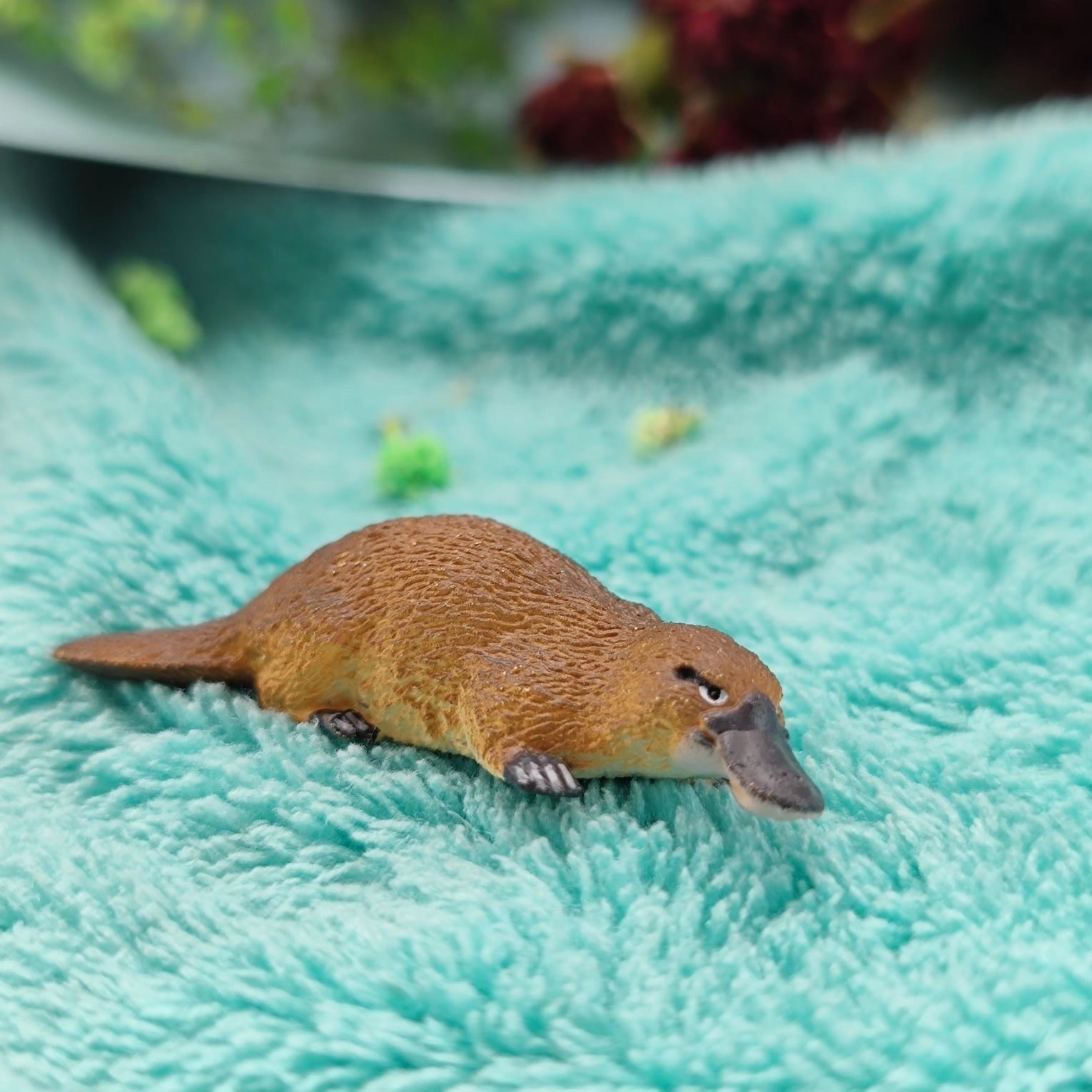 Kitan Club Nature Techni Colour Platypus Australia animal PVC mini figure Model Kitan Club Nature Techni Colour Platypus Australia animal PVC mini figure Model