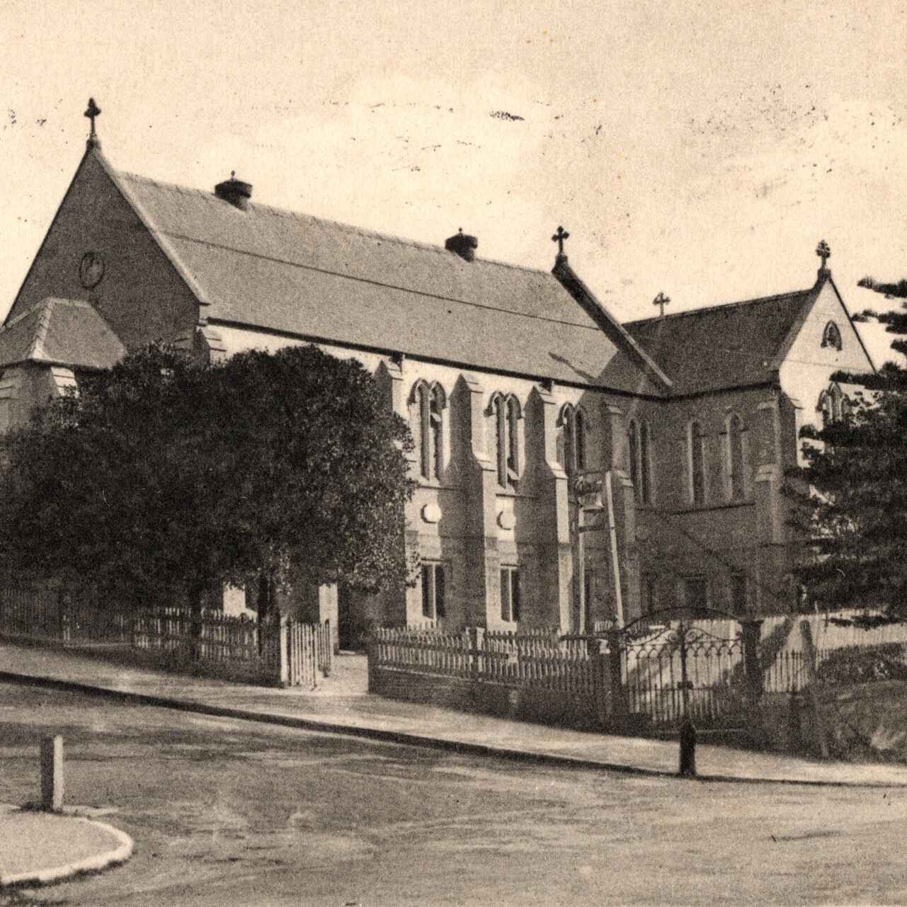 Vintage 1914 St Mary\'s Church Newcastle Postcard United Kingdom Saint Mary Vintage 1914 St Mary\'s Church Newcastle Postcard United Kingdom Saint Mary