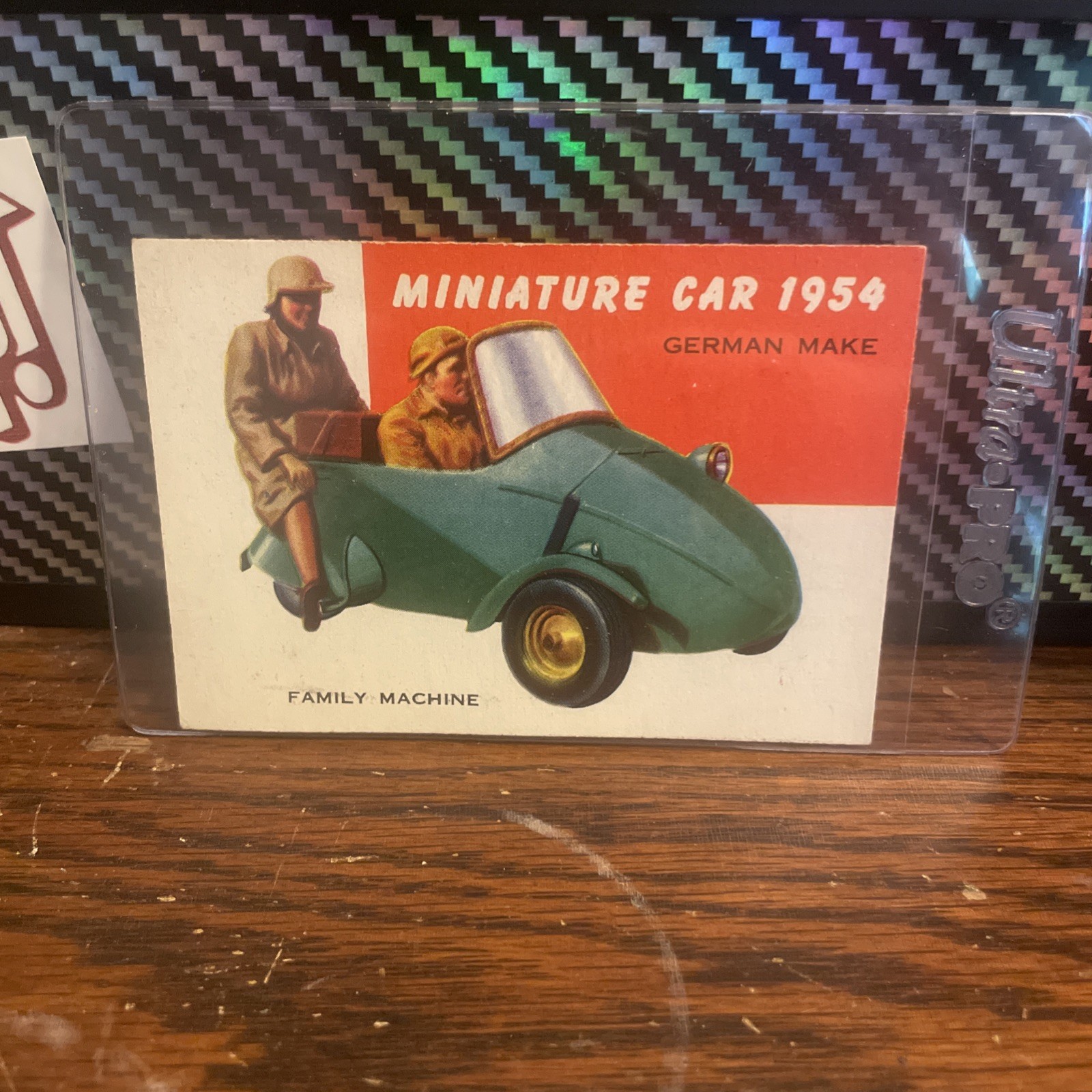 German Miniature 1954 - 1954 Topps World on Wheels #165