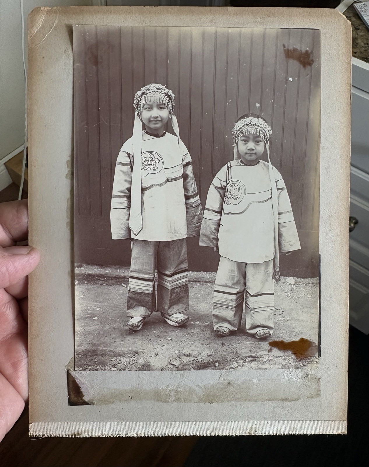 c. 1900s San Francisco Chinese Children  Chinatown/ Yosemite Valley Photo. 5 X 7