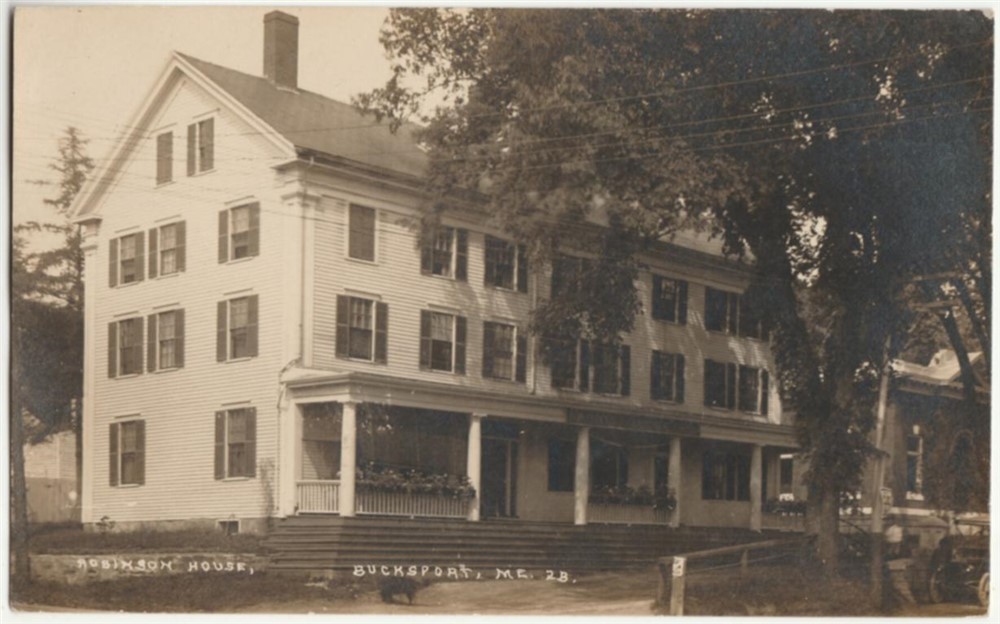 Bucksport, ME - RPPC - Old House