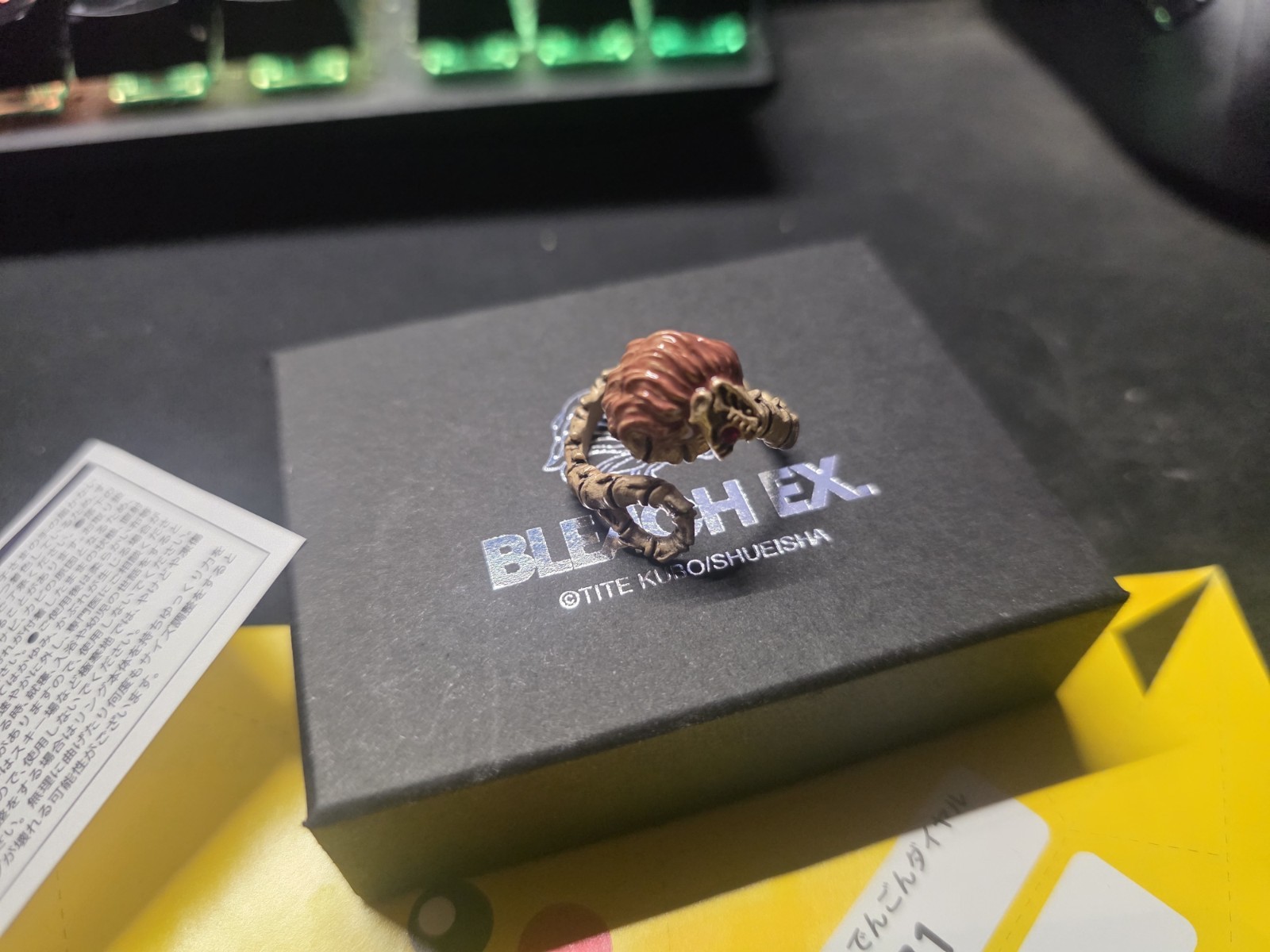 BLEACH EX. Original Ring Renji Abarai Zabimaru RARE Official