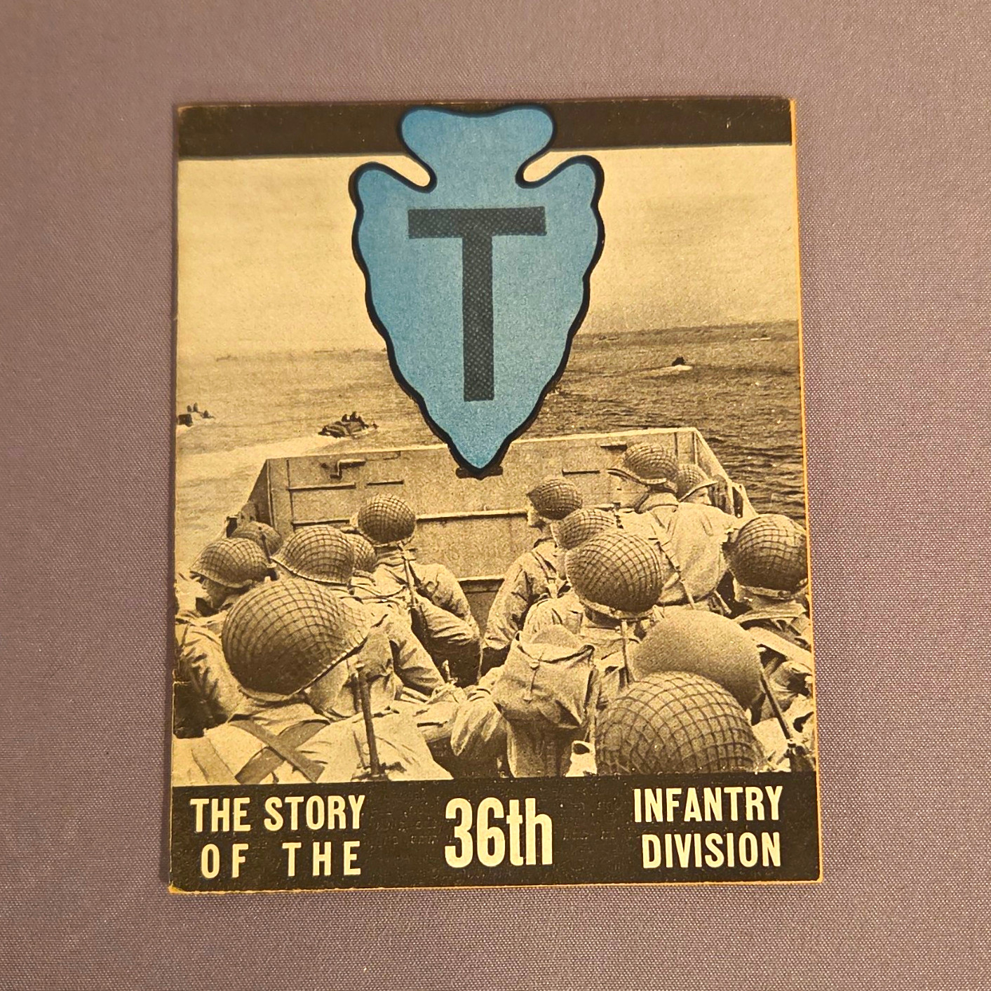 WWII US Army 36th Infantry Division Original Booklet Pamphlet Maps Photos