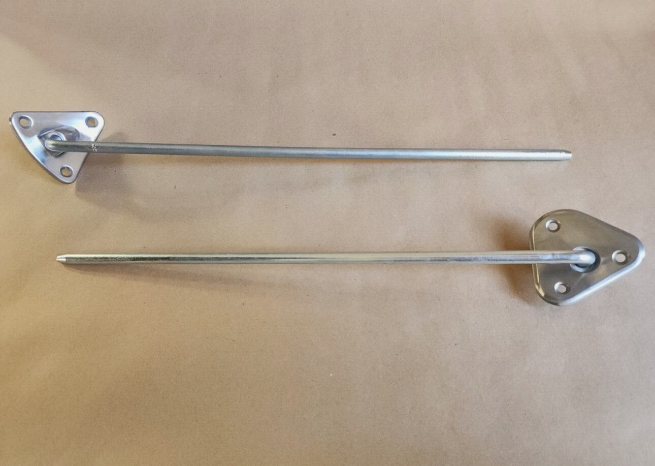 1973-87CHEVROLET GMC TRUCK 1988-89 BLAZER SUBURBAN SUN VISOR BRACKETS LH/RH 1973-87CHEVROLET GMC TRUCK 1988-89 BLAZER SUBURBAN SUN VISOR BRACKETS LH/RH