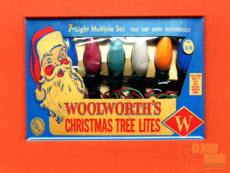 Vintage Woolworth's Christmas Lites box art 2x3