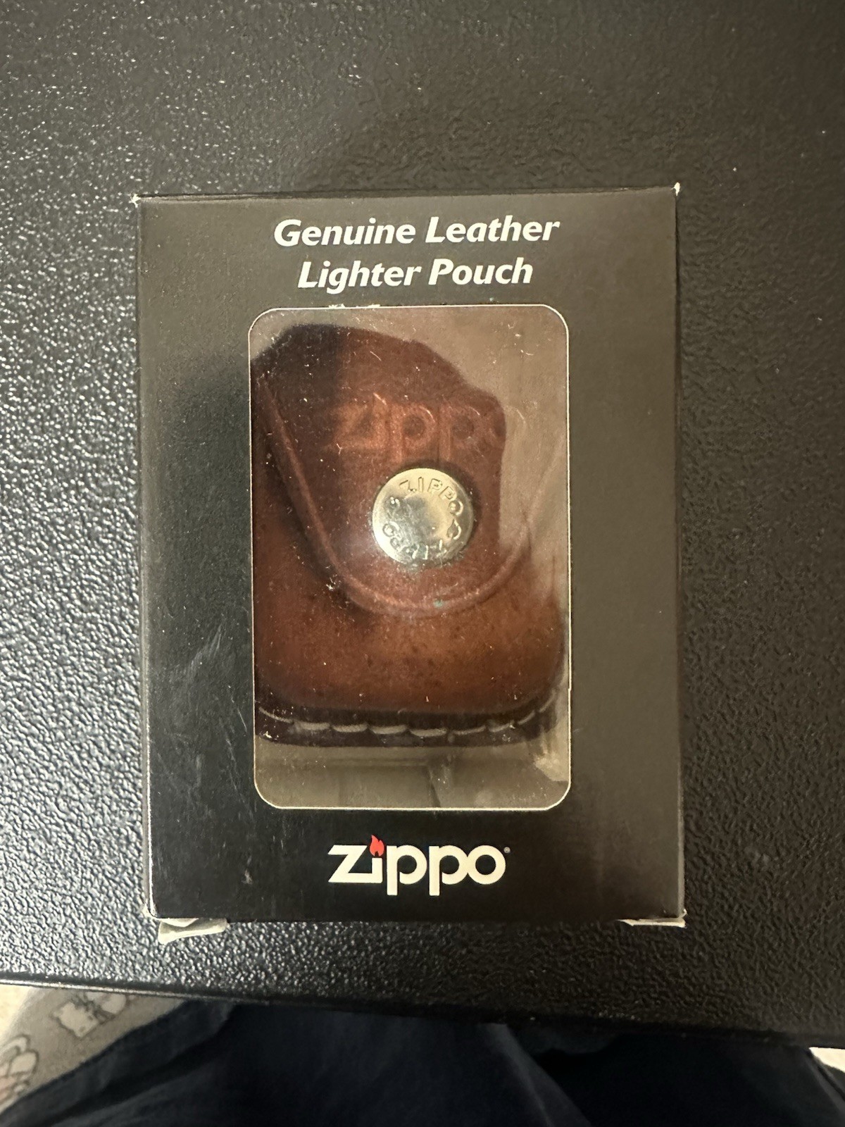 Zippo Genuine Leather Brown Lighter Pouch LPCB LTR POUCH/CLP