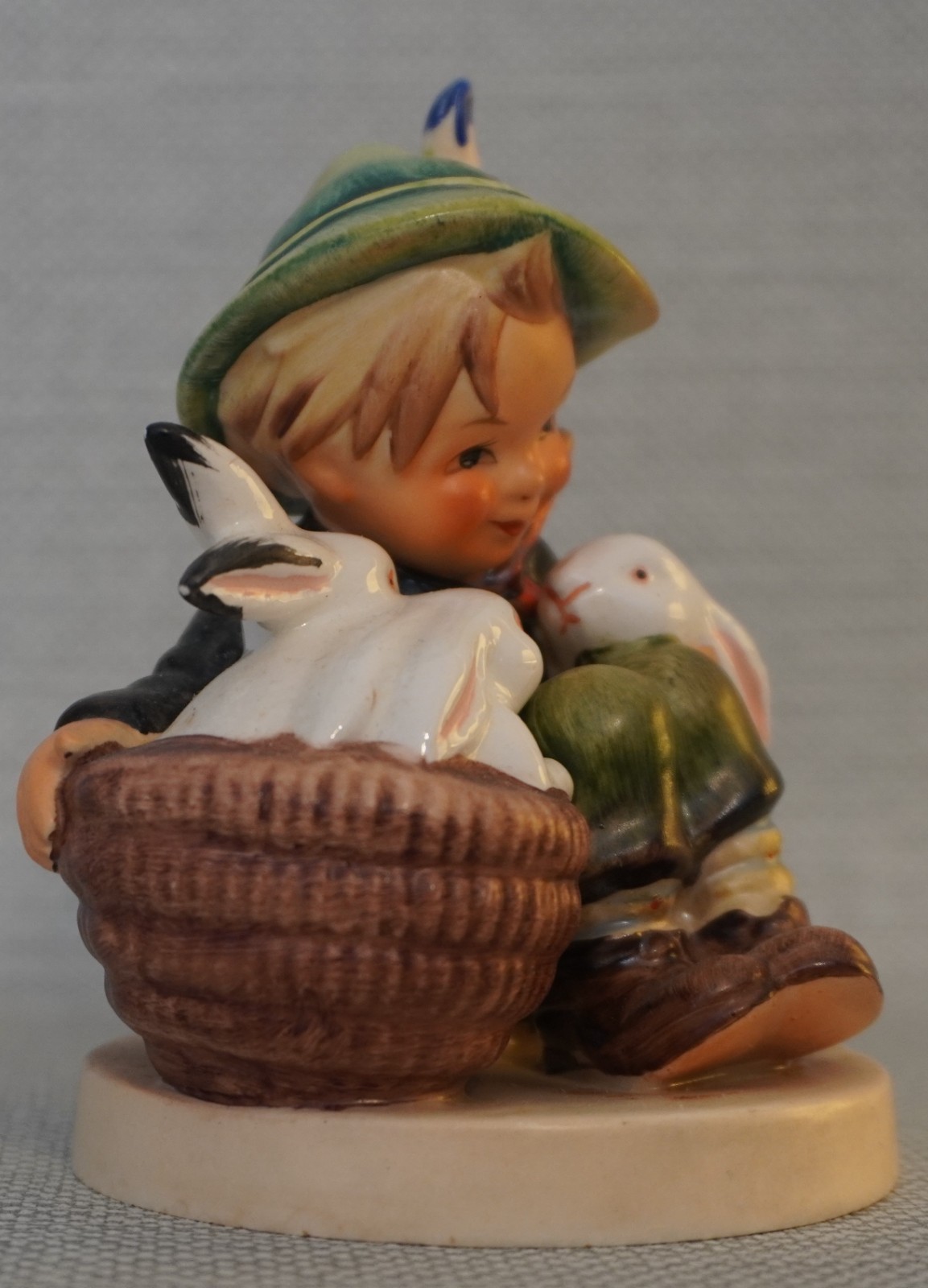 Goebel M.I. Hummel Playmates 58/0 Boy Rabbits Figurine TMK-3 W Germany Vintage