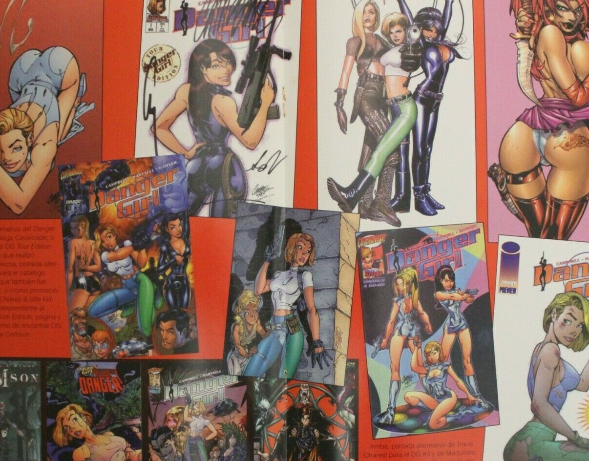 1999 DANGER GIRL Poster 33.5 x 26 cm. (13.25\