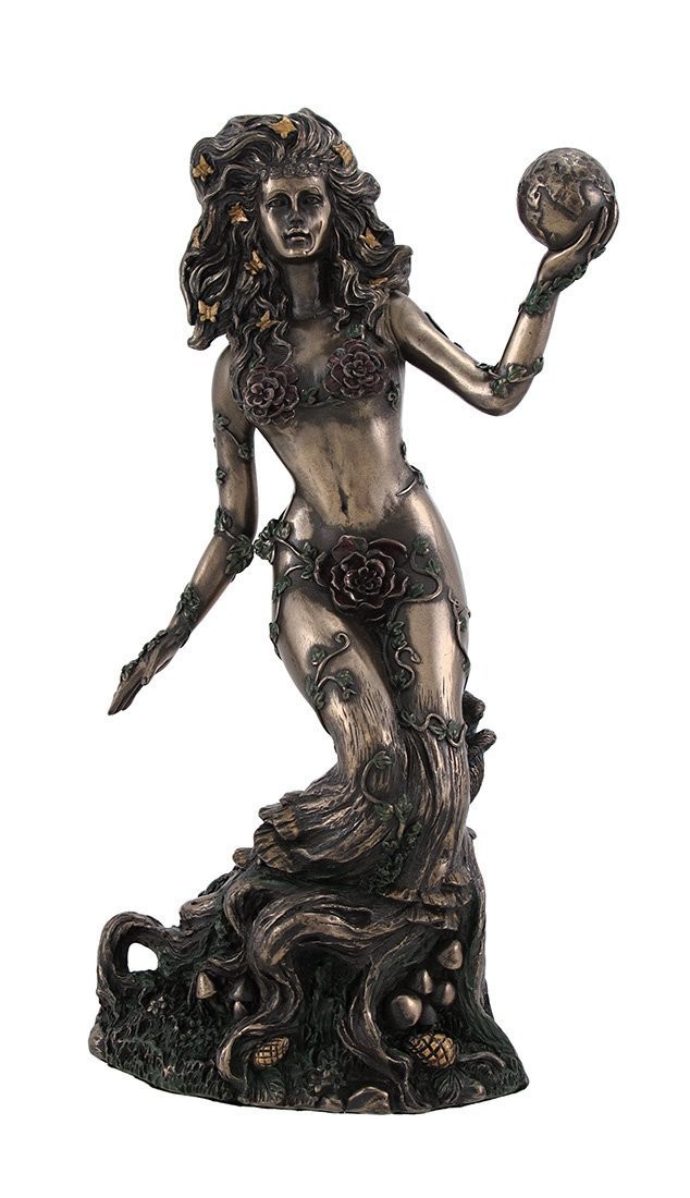 Pacific Giftware Bronzed Earth Mother Goddess Gaia Statue Pacific Giftware Bronzed Earth Mother Goddess Gaia Statue