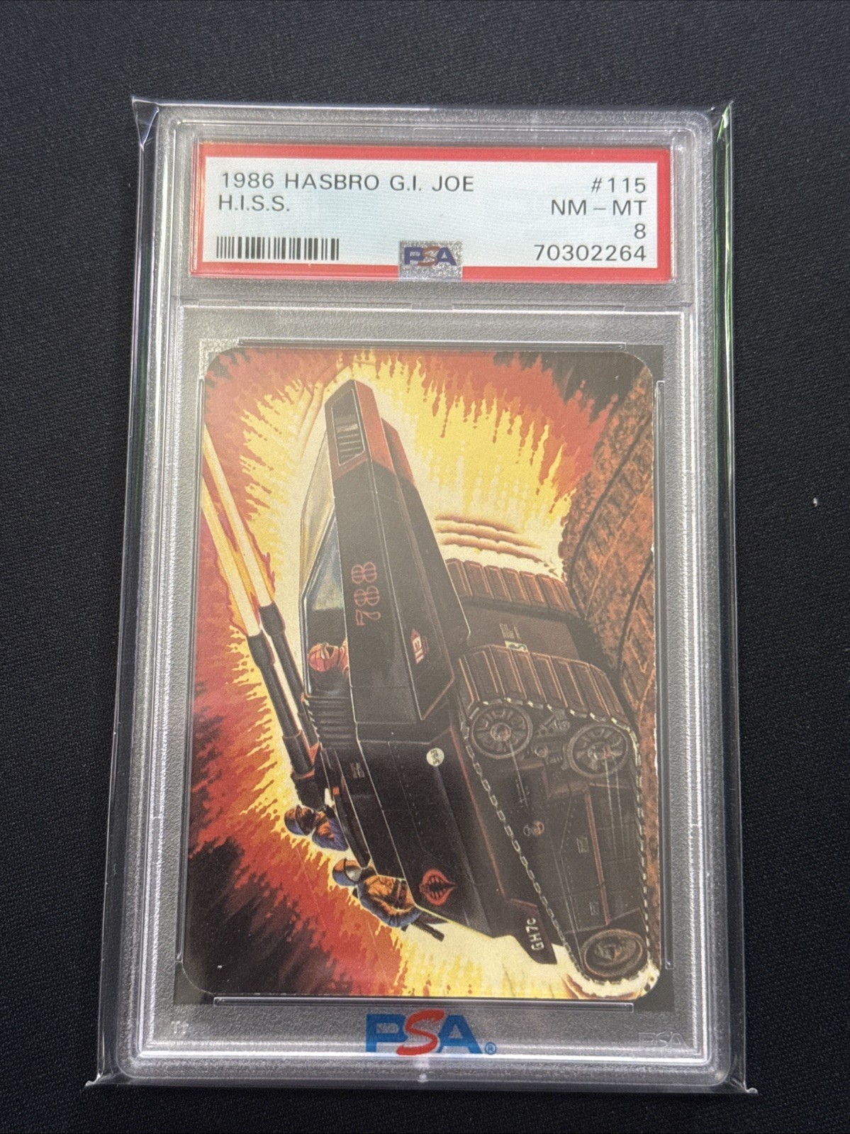 1986 Hasbro GI Joe HISS H.I.S.S. PSA 8 #115