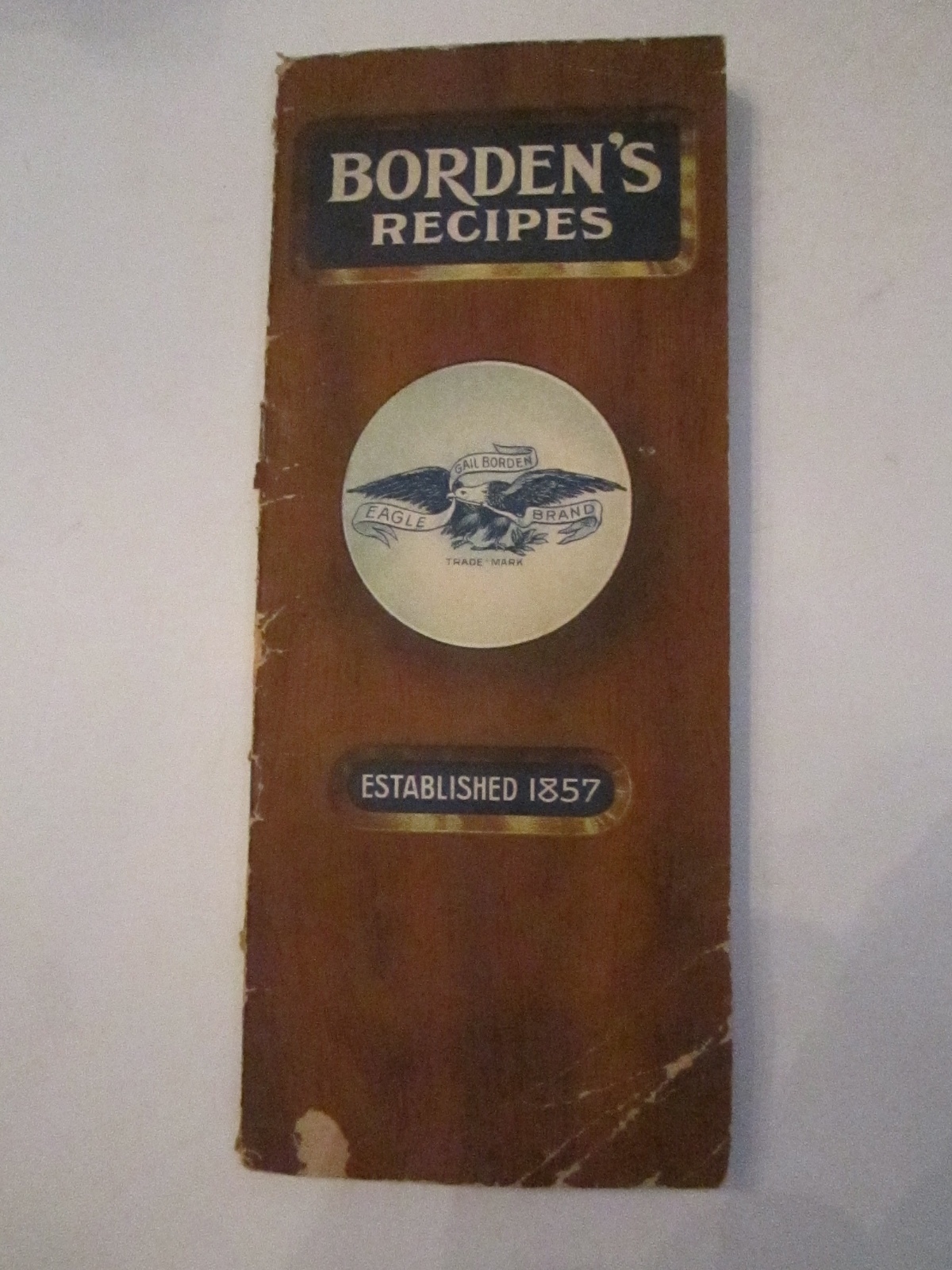 VINTAGE BORDEN'S RECIPES BOOKLET - VERY OLD - NICE CONDITION -  TUB ABC
