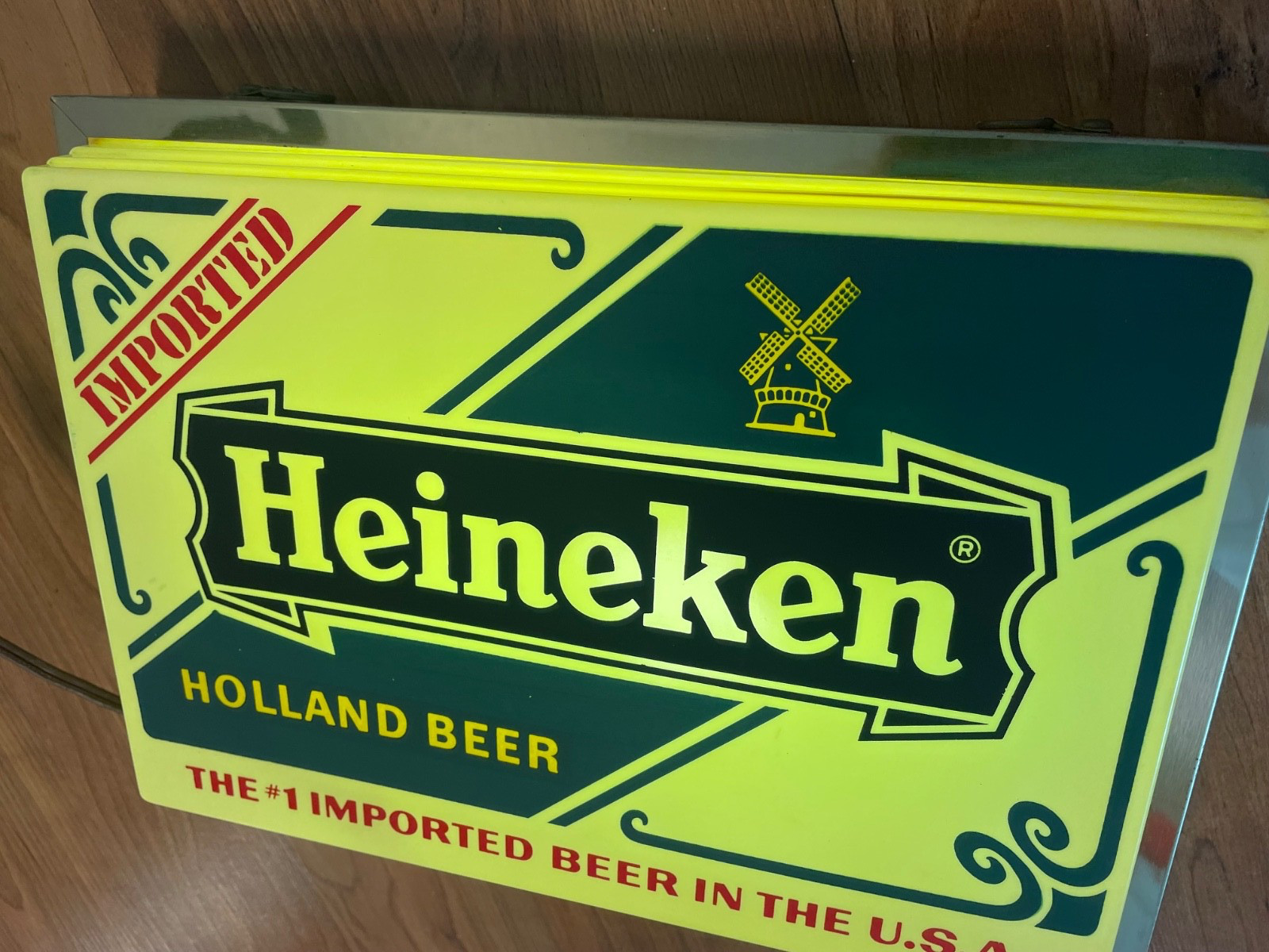 Vintage Imported Heineken B88 Electric Neon Light Bubble Beer Sign hanging works