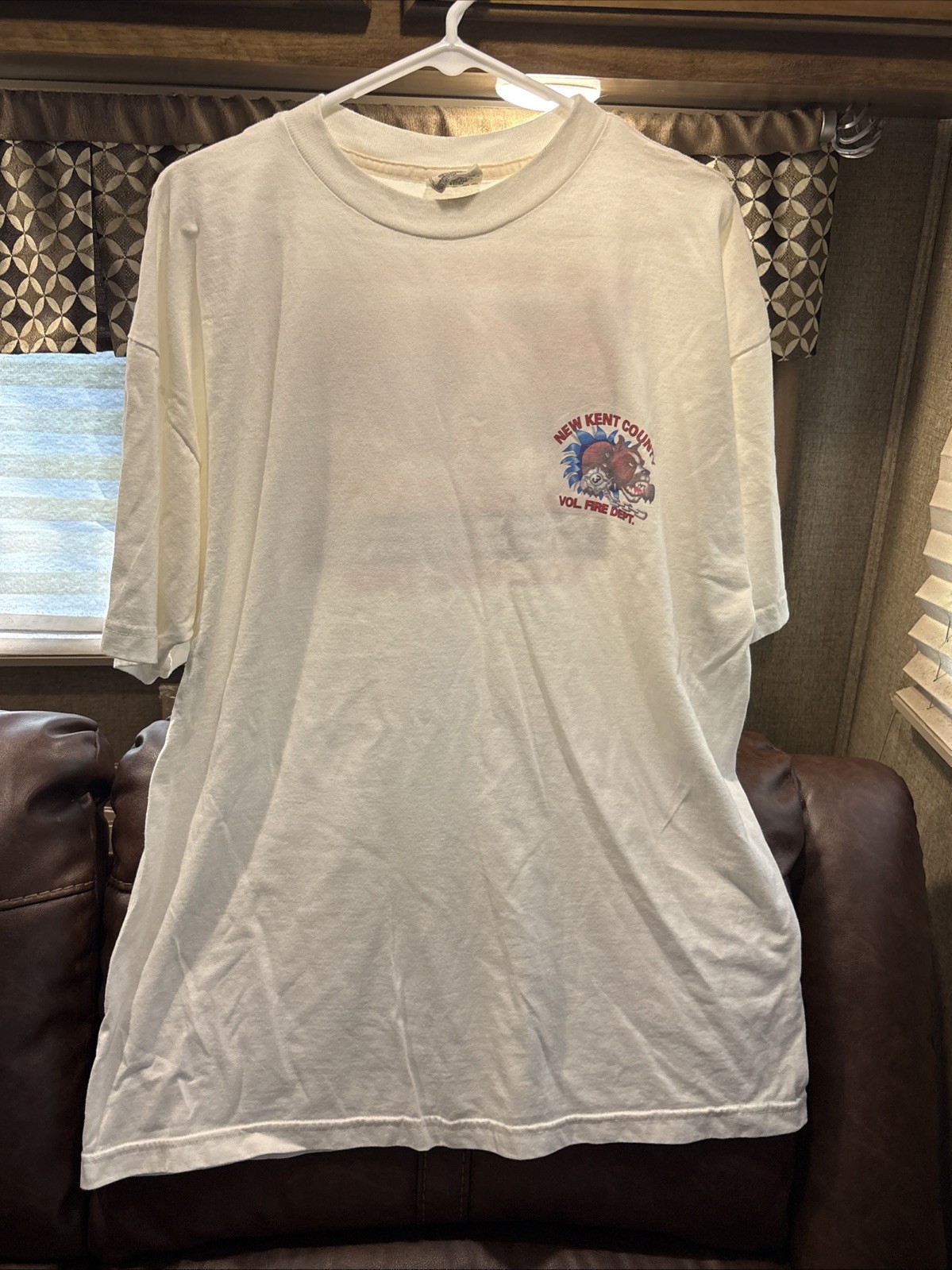 New Kent County Vol Fire Dept Vintage XXL Shirt Watchdogs Engine 3