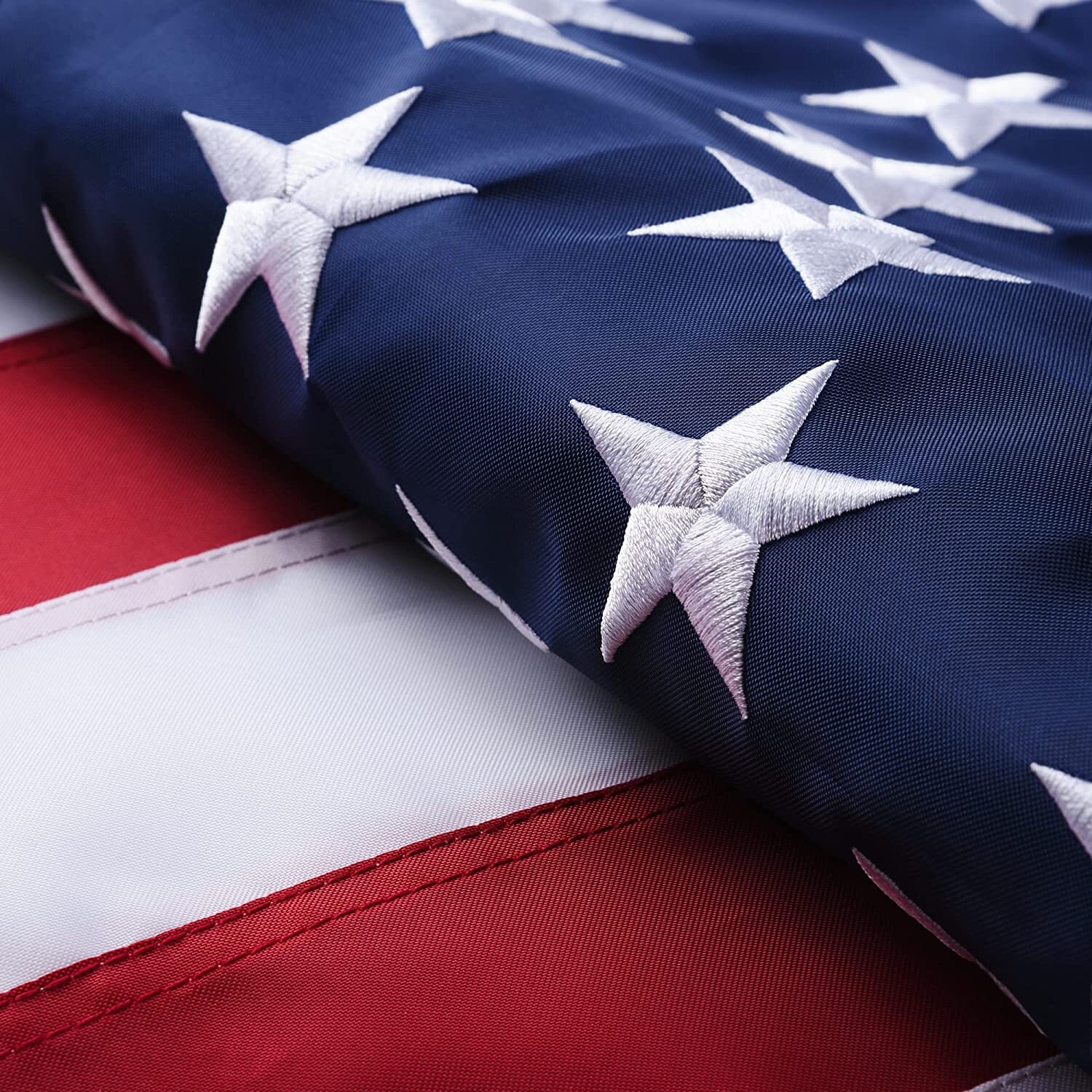 US American Flag 3x5 Made in Luxury Embroidered United States Flag Outdoor USA