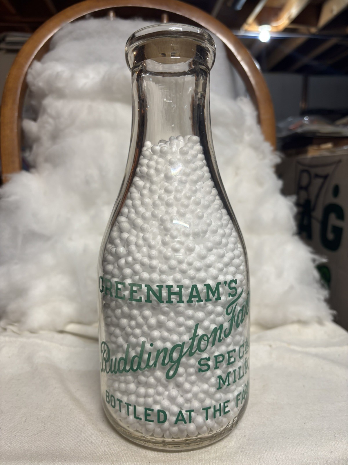 TRPQ Greenham’s Ruddington Farm Hackettstown, N. J. Warren County, Milk Bottle TRPQ Greenham’s Ruddington Farm Hackettstown, N. J. Warren County, Milk Bottle