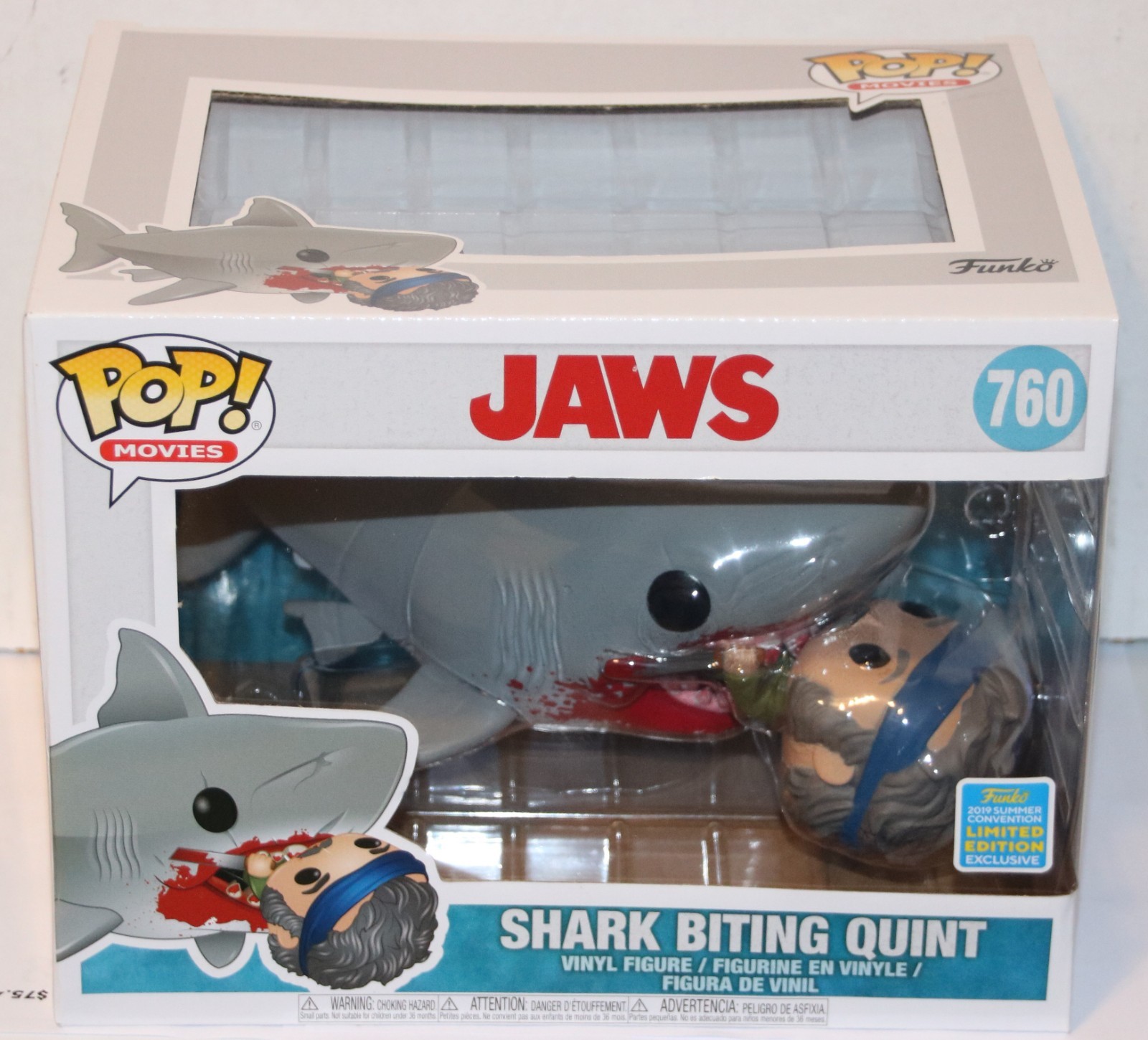 Funko POP Jaws- #760 SHARK BITING QUINT
