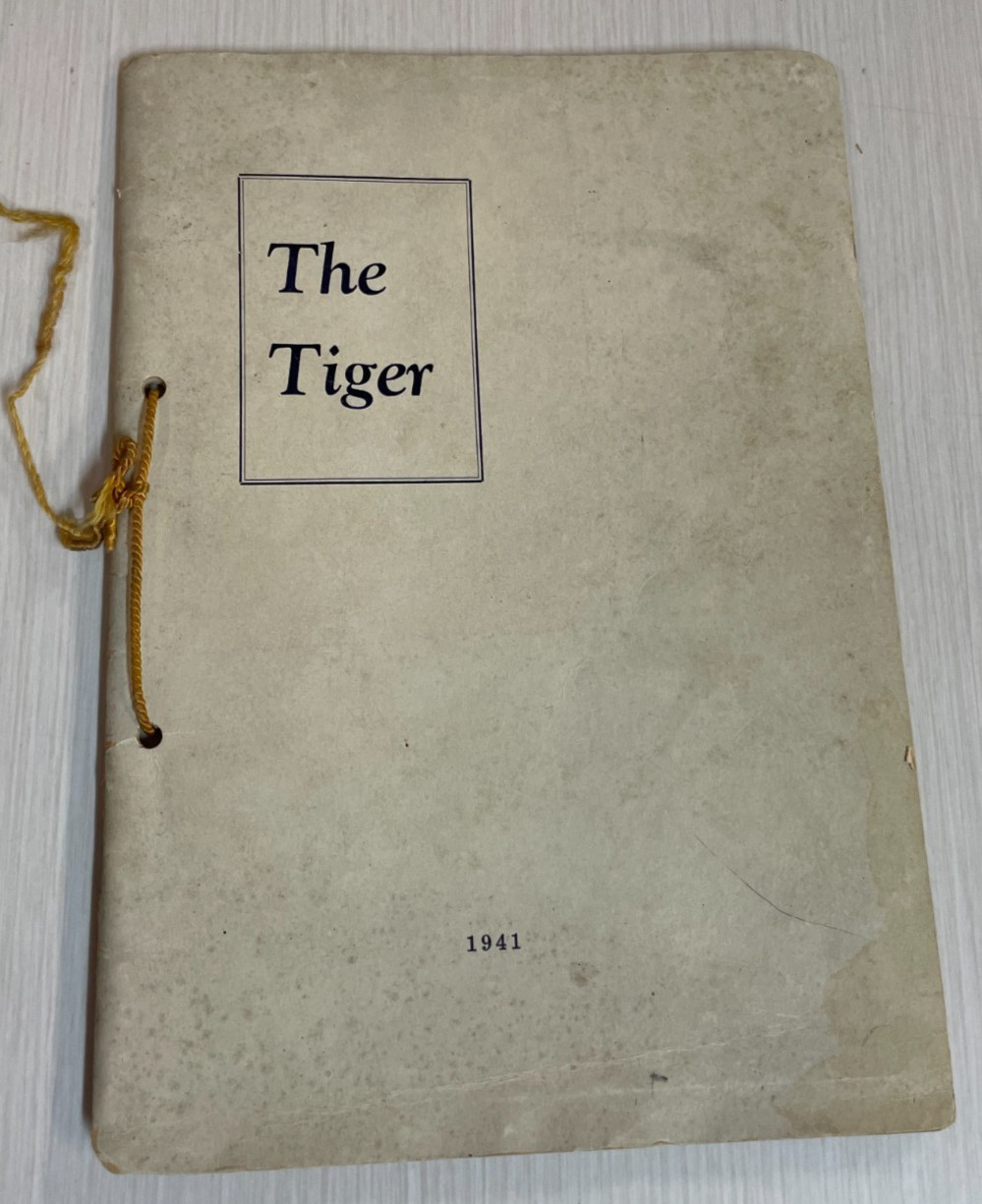 The Tiger High School Yearbook Gordonsville TN 1941 Ann Moss
