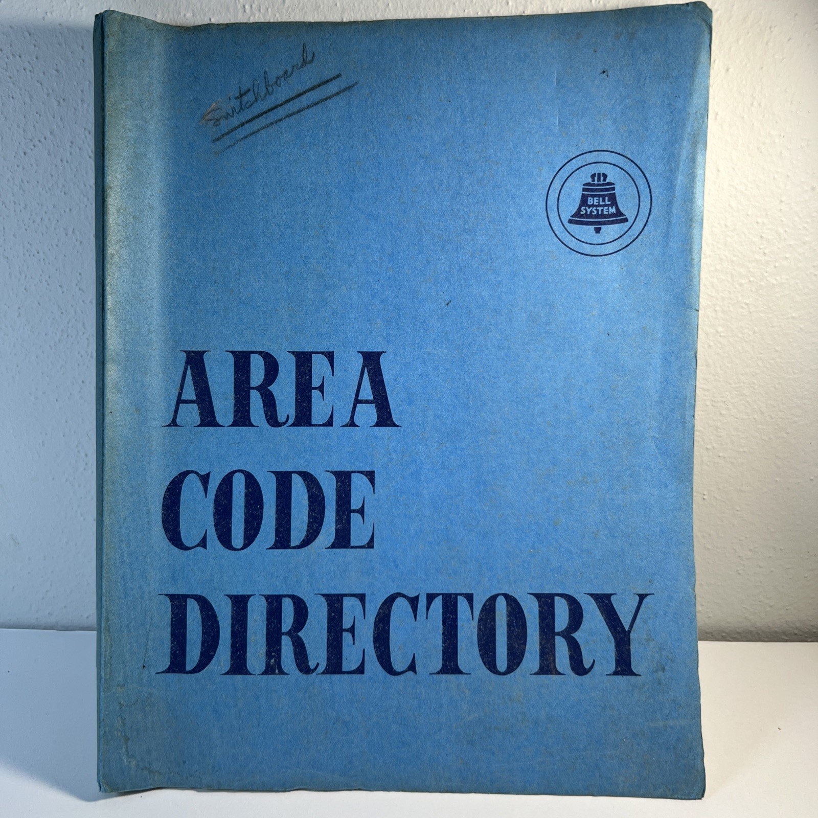 1962 Area Code Directory Of The United States Bell System Area Code Switch Board