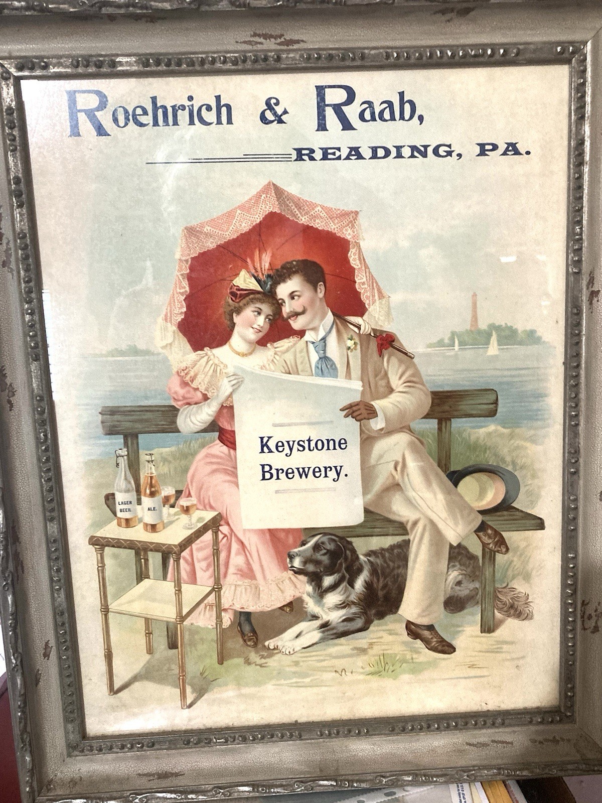 ROEHRICH RAAB KEYSTONE BREWERY READING PA ALE LAGER PREPRO SCHUYLKILL RIVER 1895 ROEHRICH RAAB KEYSTONE BREWERY READING PA ALE LAGER PREPRO SCHUYLKILL RIVER 1895