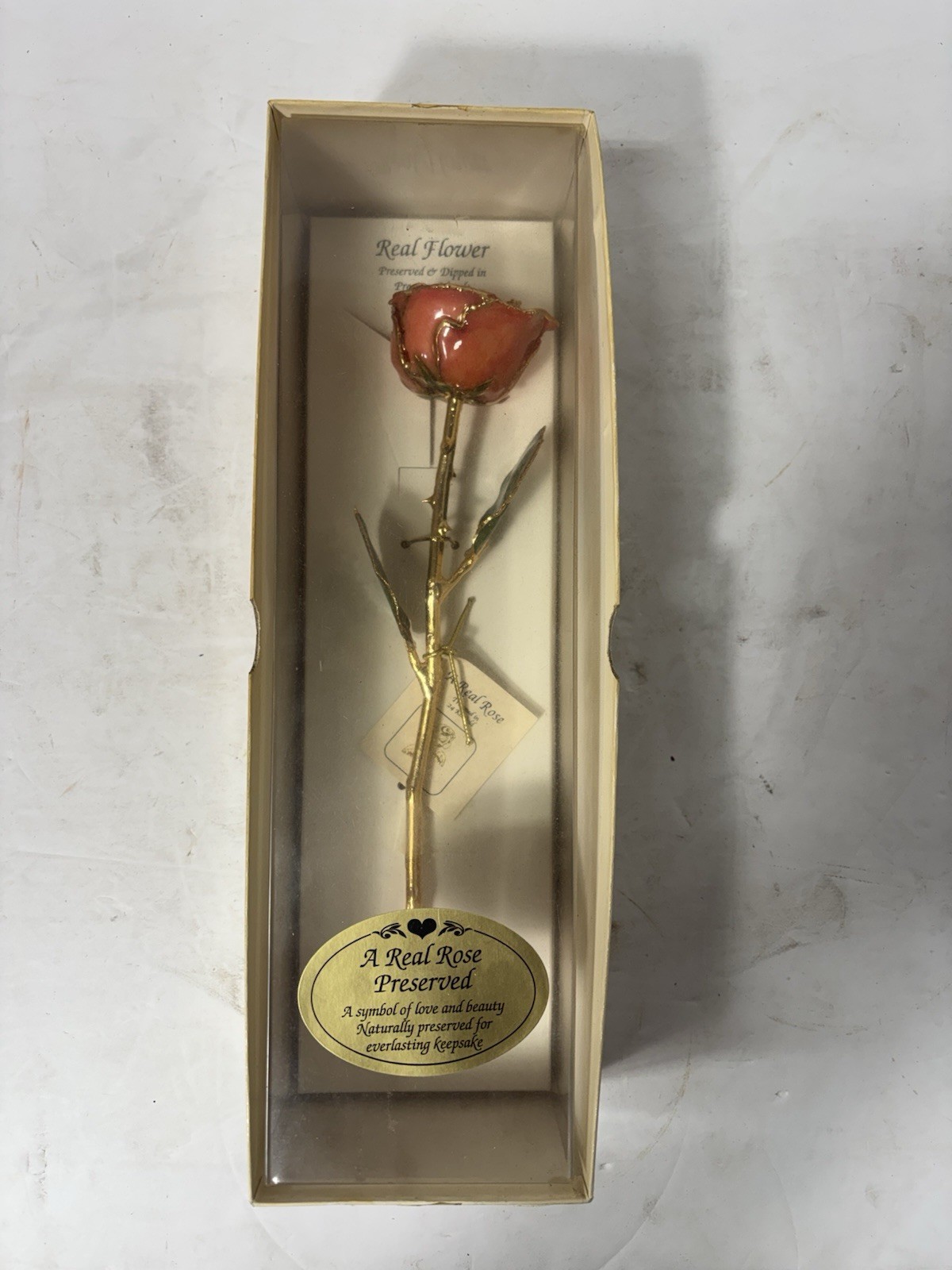 Real Rose Preserved in 24K Gold