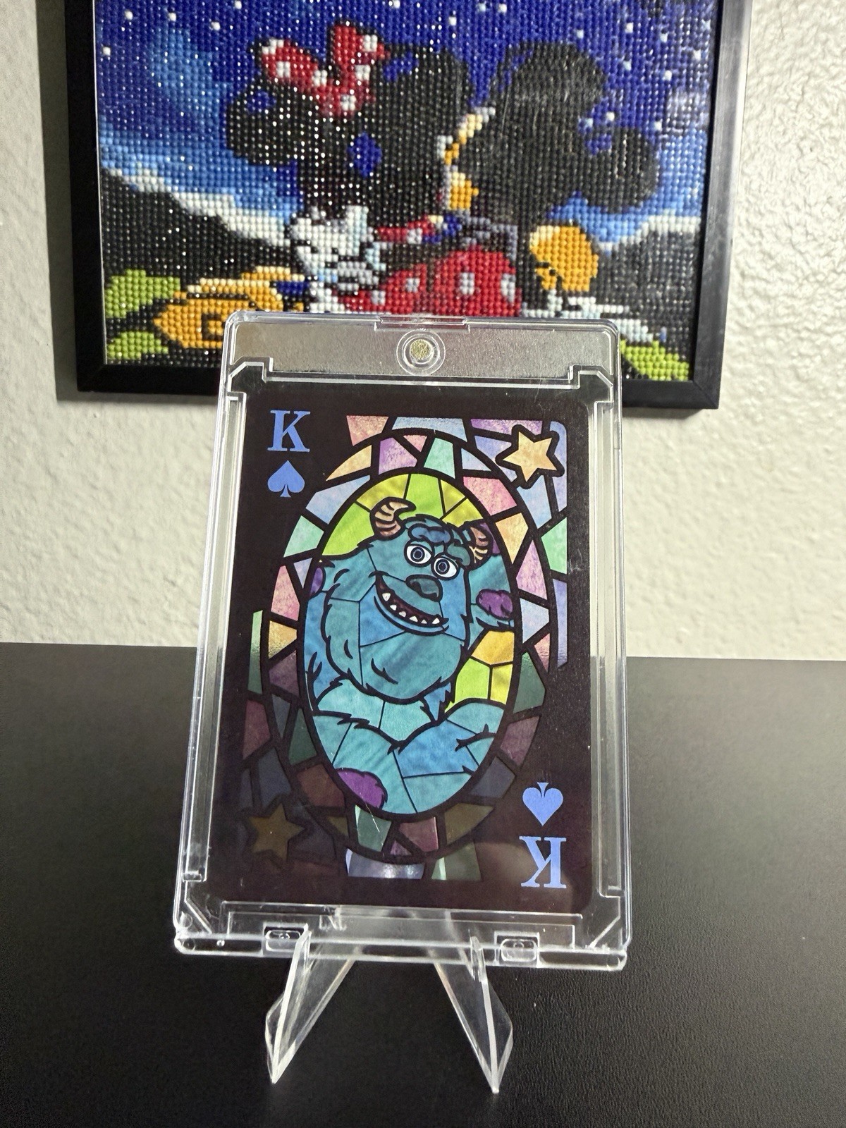 Sully DISNEY STAINED GLASS REFRACTOR 2023 Disney 100 Tenyo JAPAN Monsters Inc Sully DISNEY STAINED GLASS REFRACTOR 2023 Disney 100 Tenyo JAPAN Monsters Inc