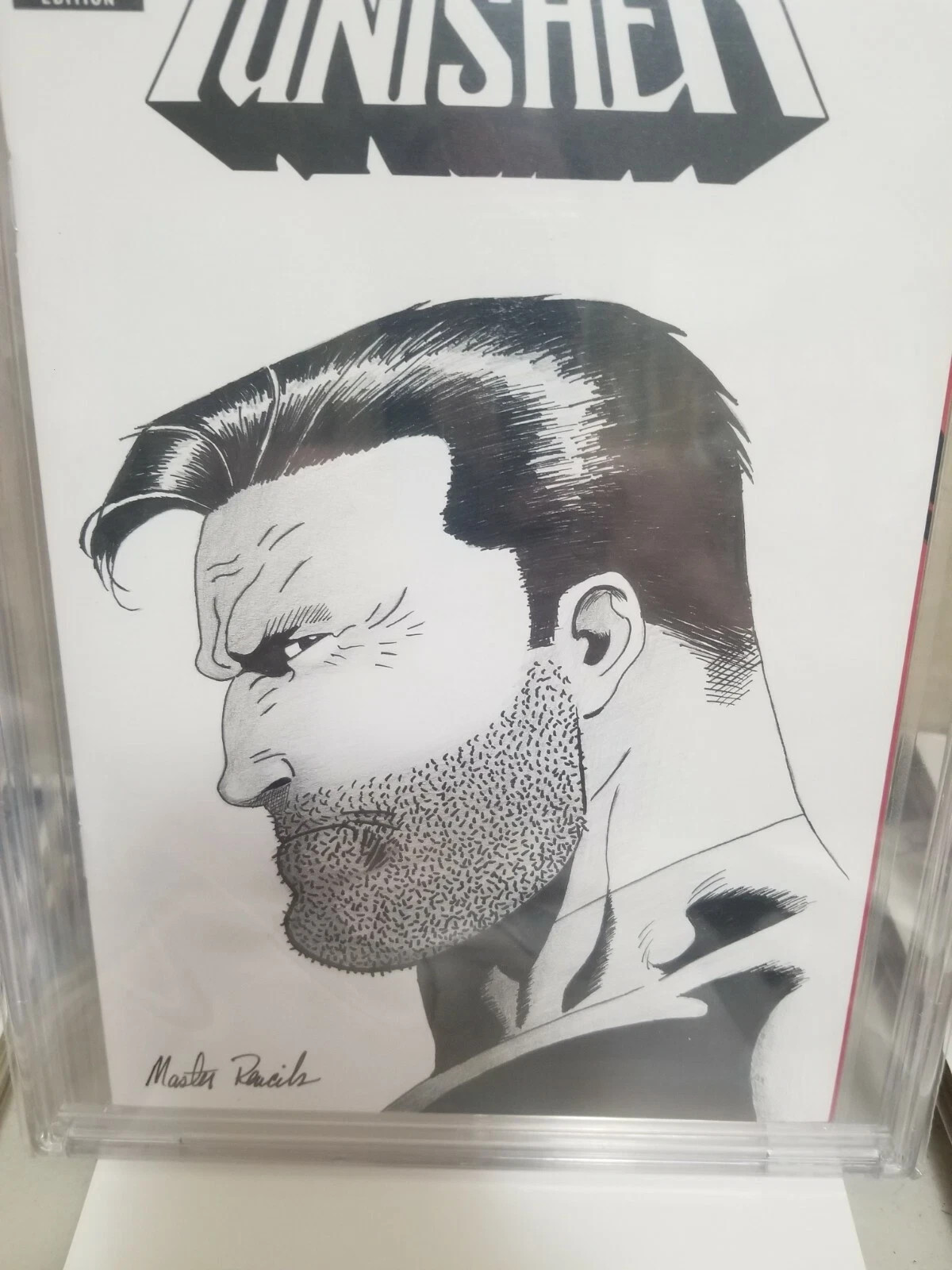 The Punisher #1 CBCS NM/M 9.8 💎 Blank Original Sketch High Grade Key Spider-Man The Punisher #1 CBCS NM/M 9.8 💎 Blank Original Sketch High Grade Key Spider-Man