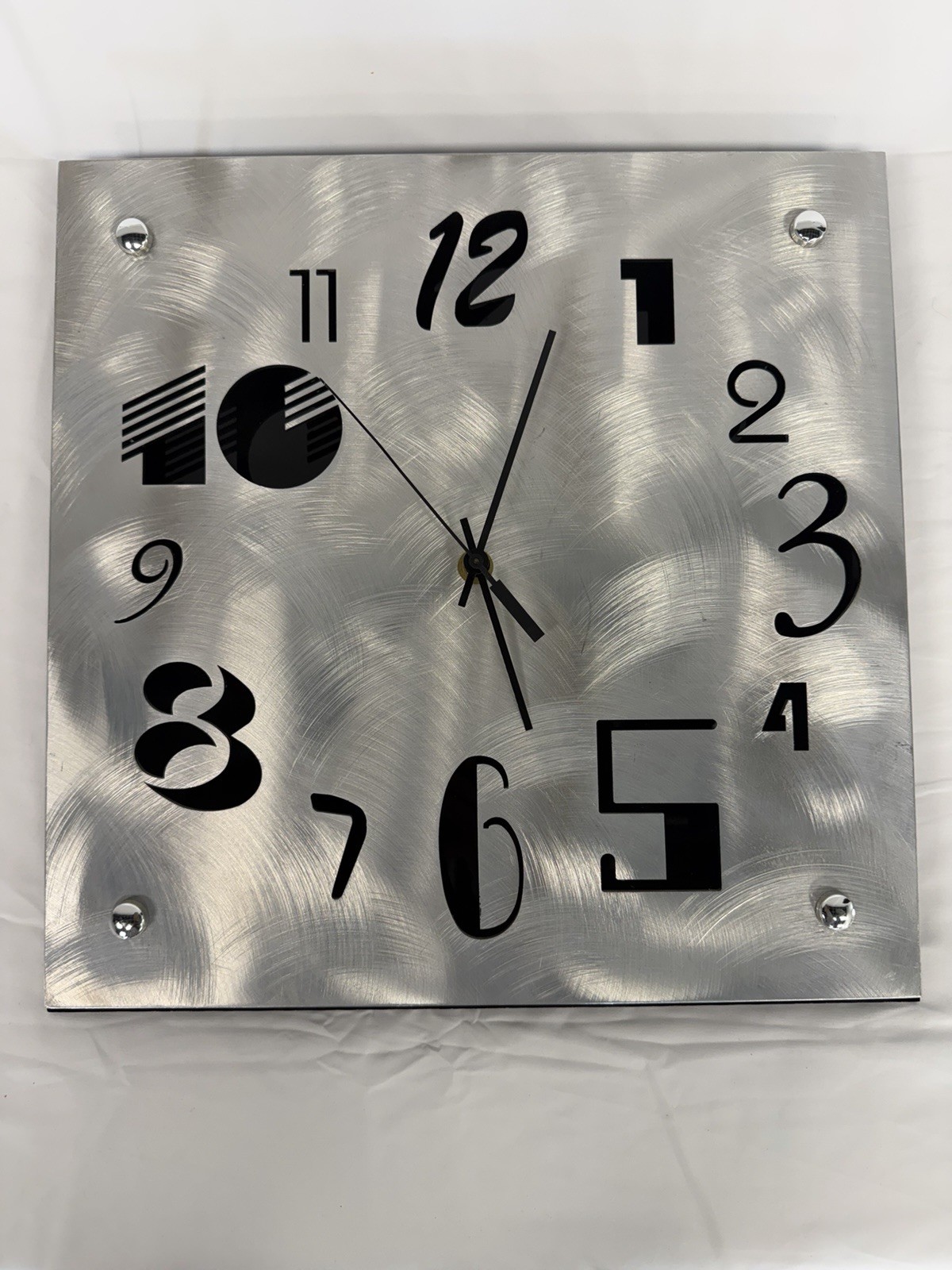 Vintage 1997 Tech-2000 Aluminum Wall Clock Signed Limited Edition 283/1000