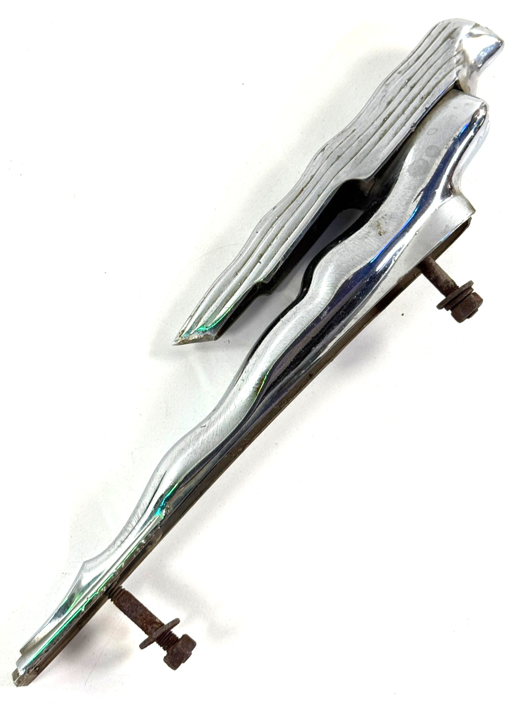 vtg 1946 1947 1948 Flying Lady Godess Hood ornament Nash? hot rod vtg 1946 1947 1948 Flying Lady Godess Hood ornament Nash? hot rod